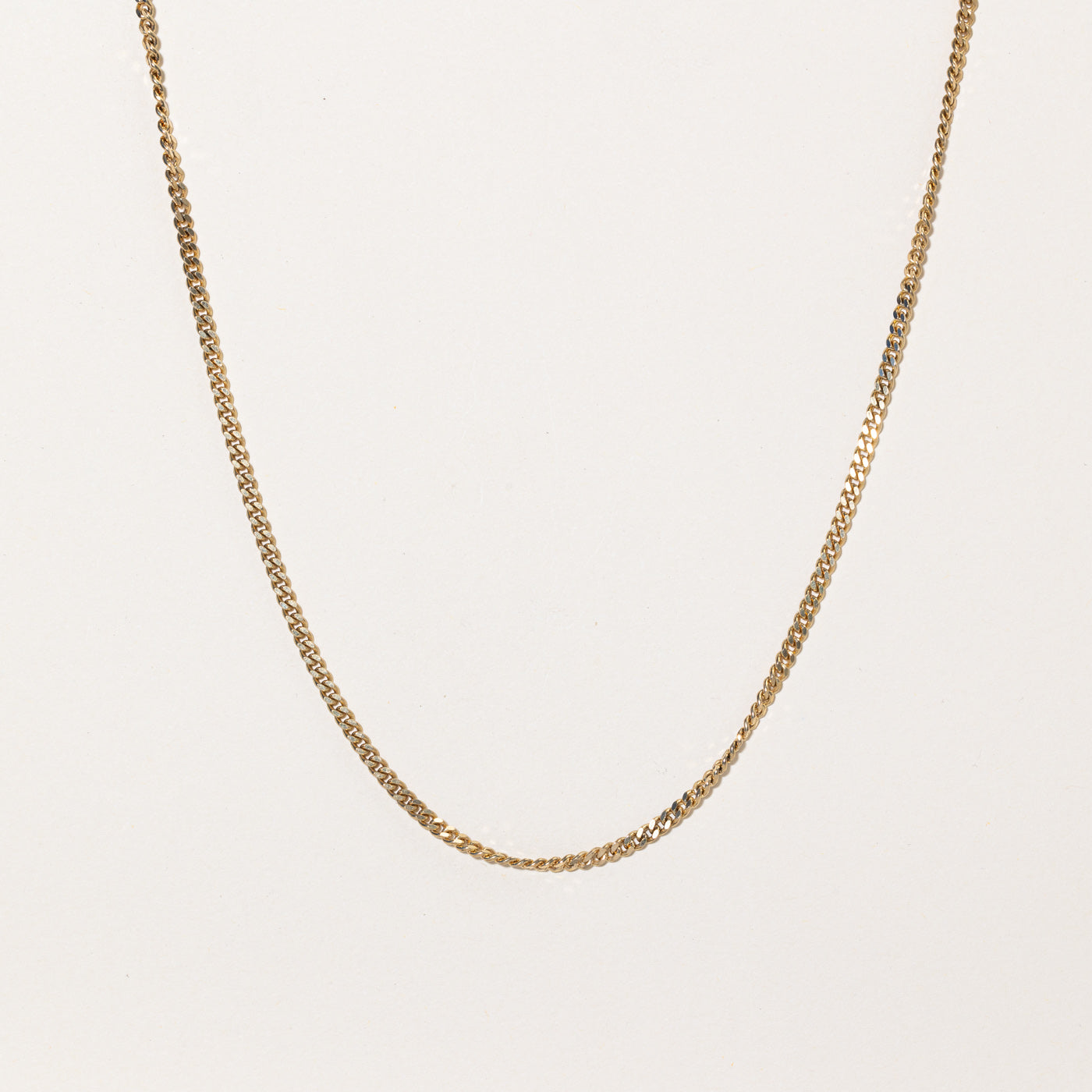 10k Yellow Gold Curb Link Chain | 28" |