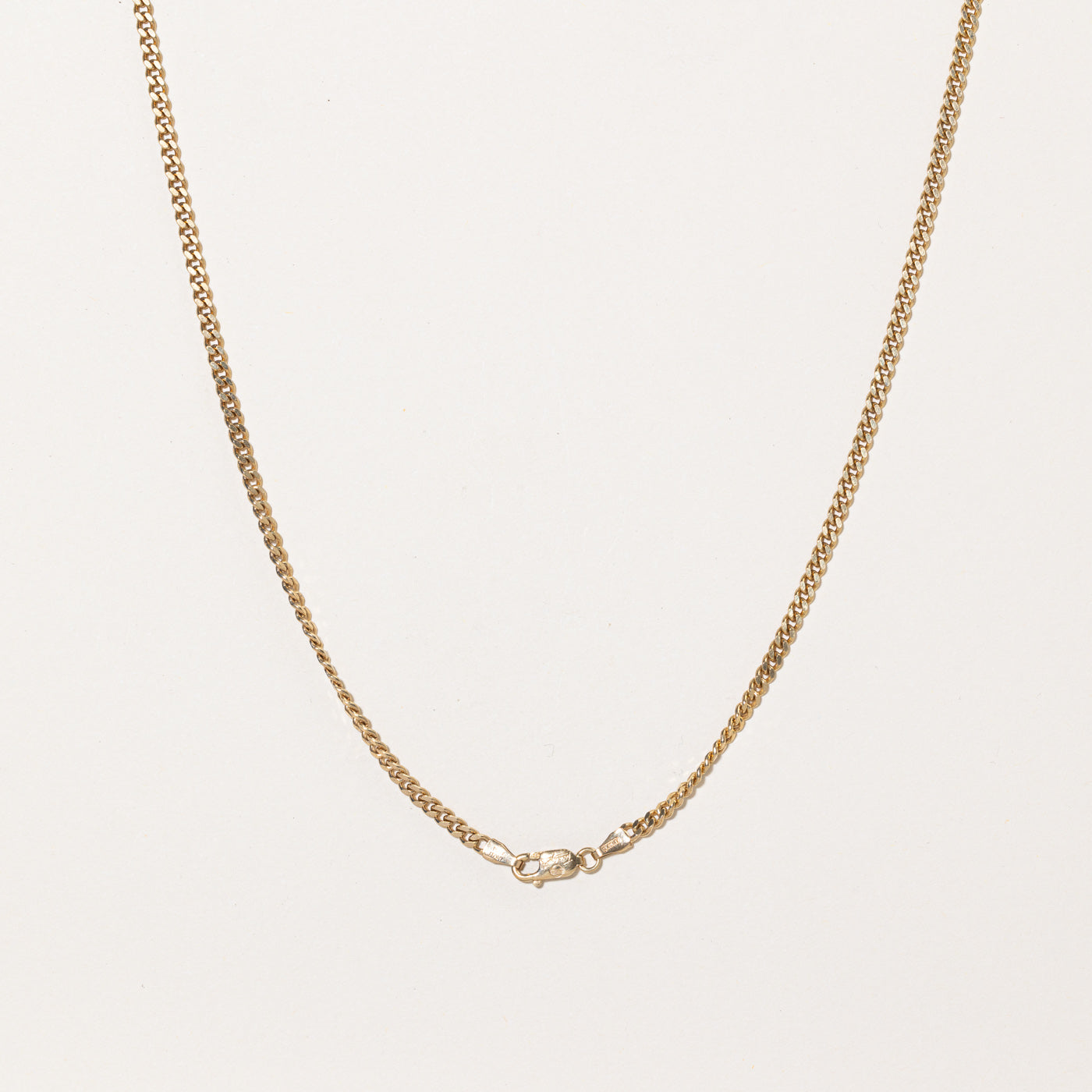 10k Yellow Gold Curb Link Chain | 28" |