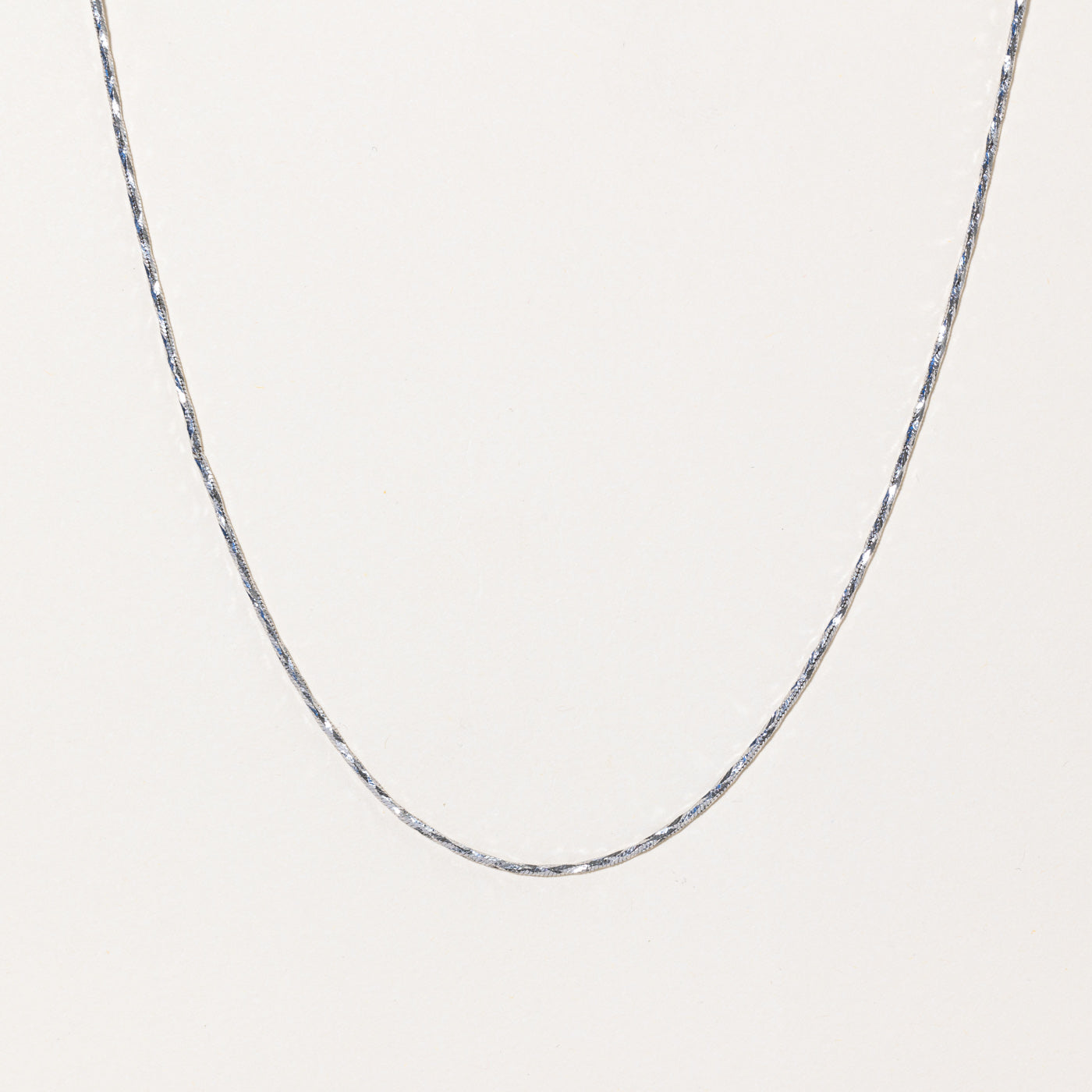 18k White Gold Chain | 18" |