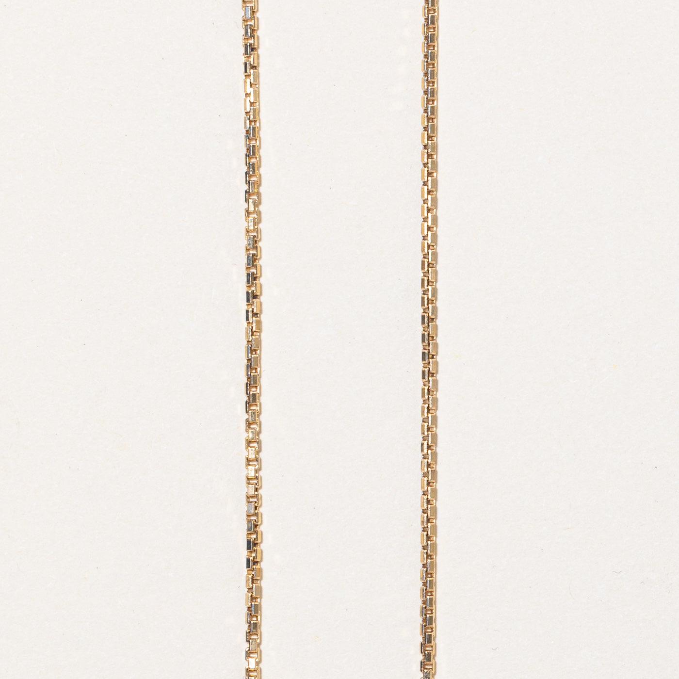 10k Yellow Gold Box Link Chain | 18" |