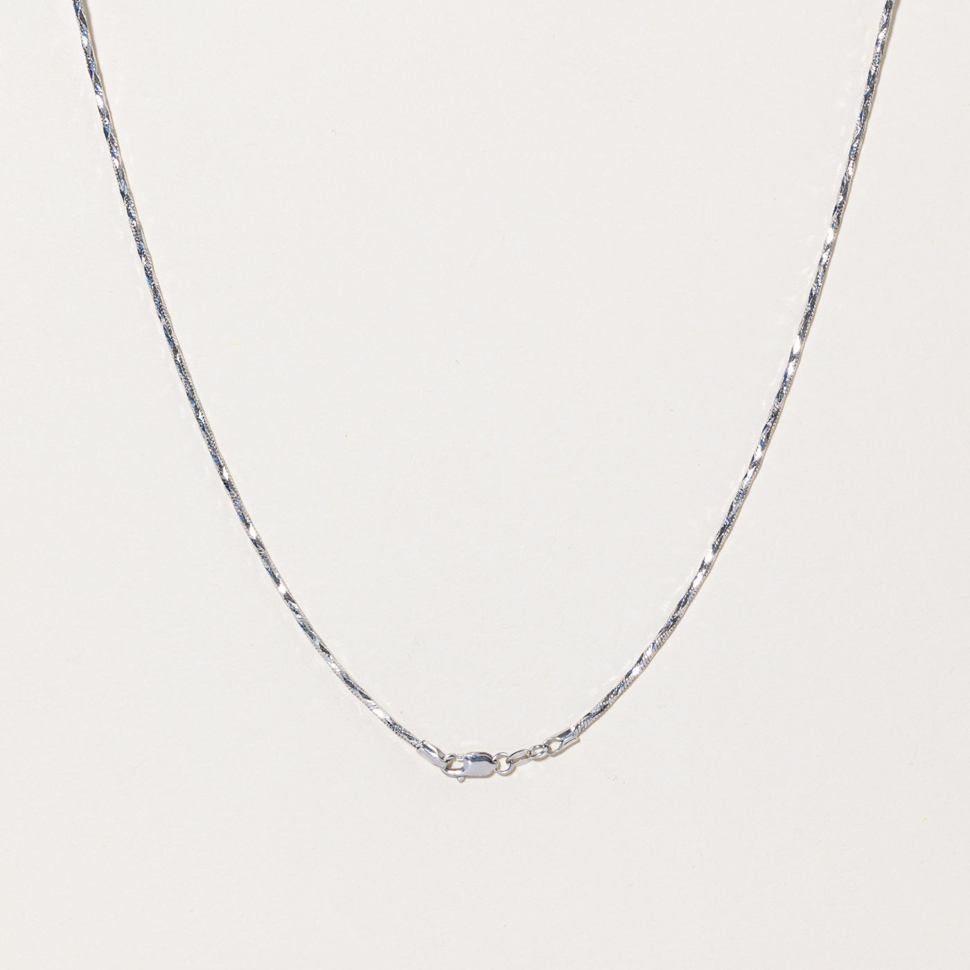18k White Gold Chain | 18" |