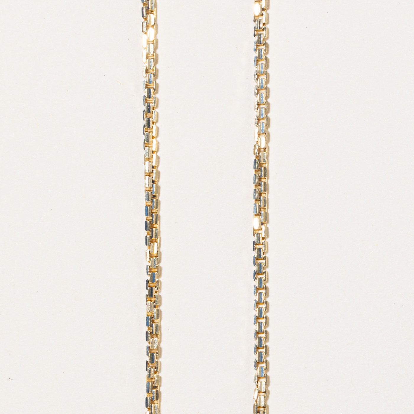 10k Yellow Gold Box Link Chain | 24" |