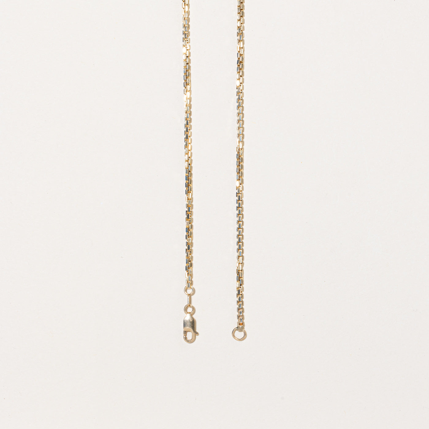 10k Yellow Gold Box Link Chain | 24" |