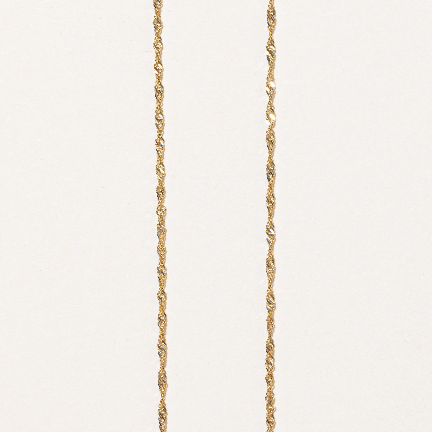 10k Yellow Gold Singapore Chain | 18" |