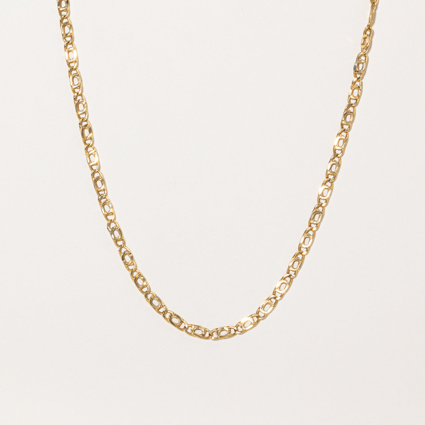 Italian 18k Yellow Gold Anchor Link Chain | 20" |