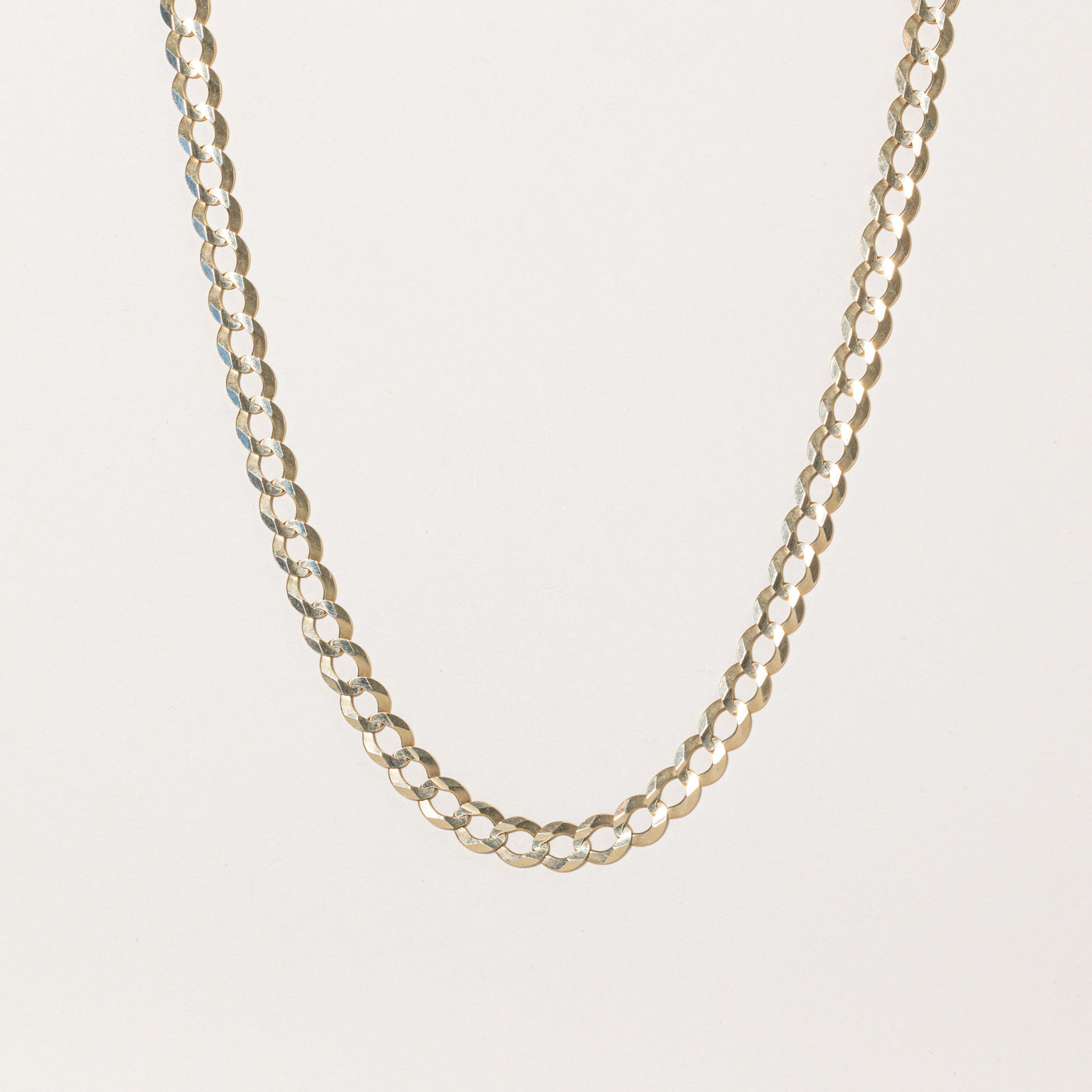 10k Yellow Gold Curb Link Chain | 28" |