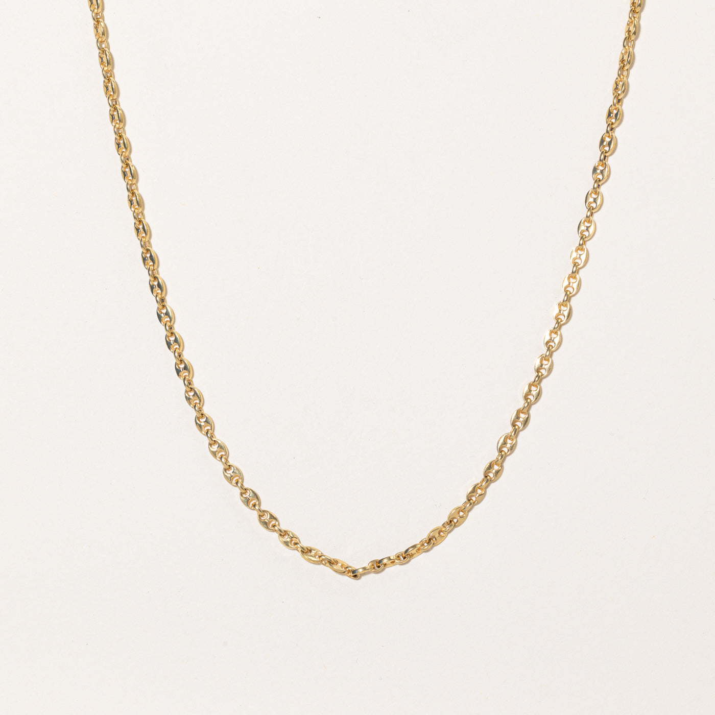 18k Yellow Gold Anchor Link Chain | 24" |