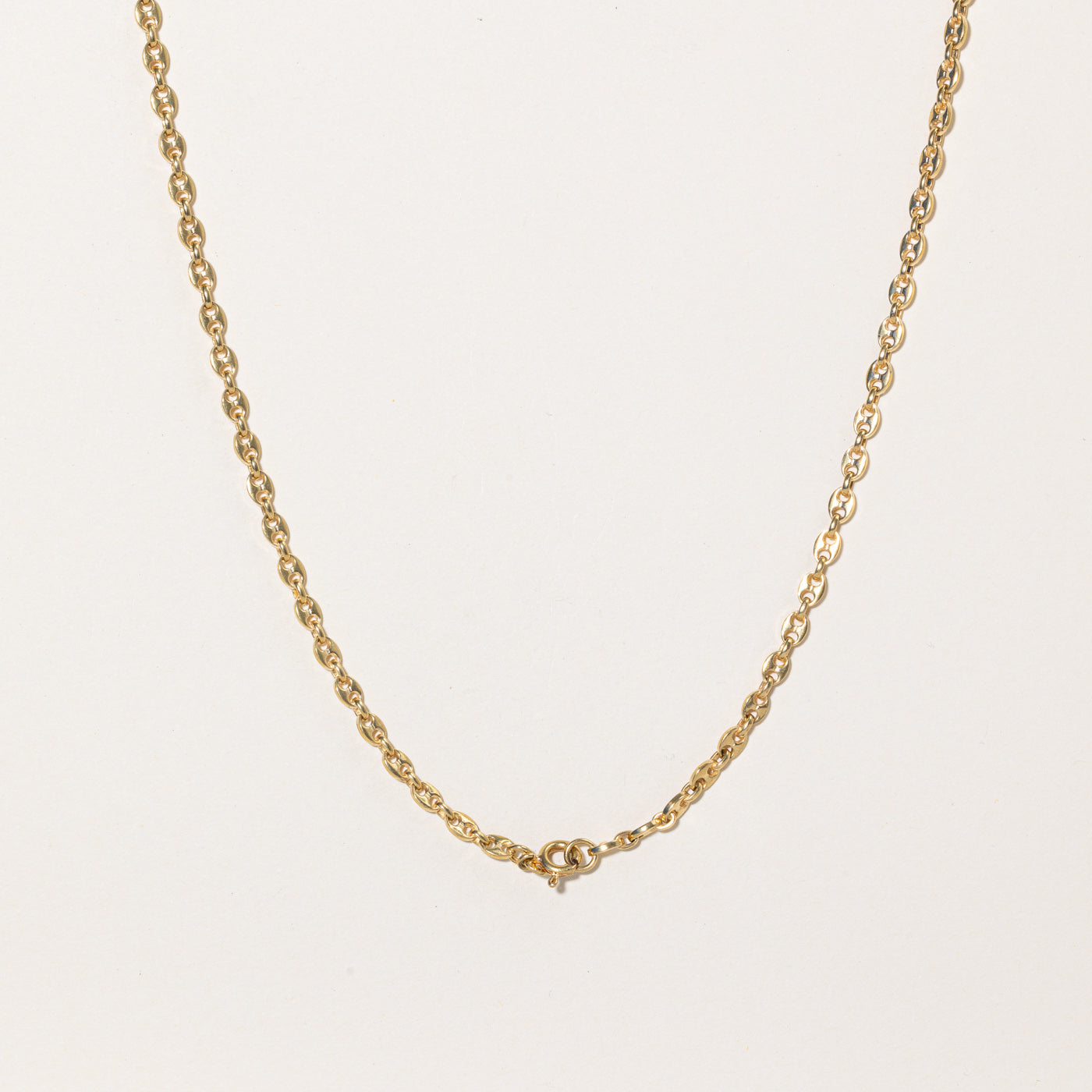 18k Yellow Gold Anchor Link Chain | 24" |