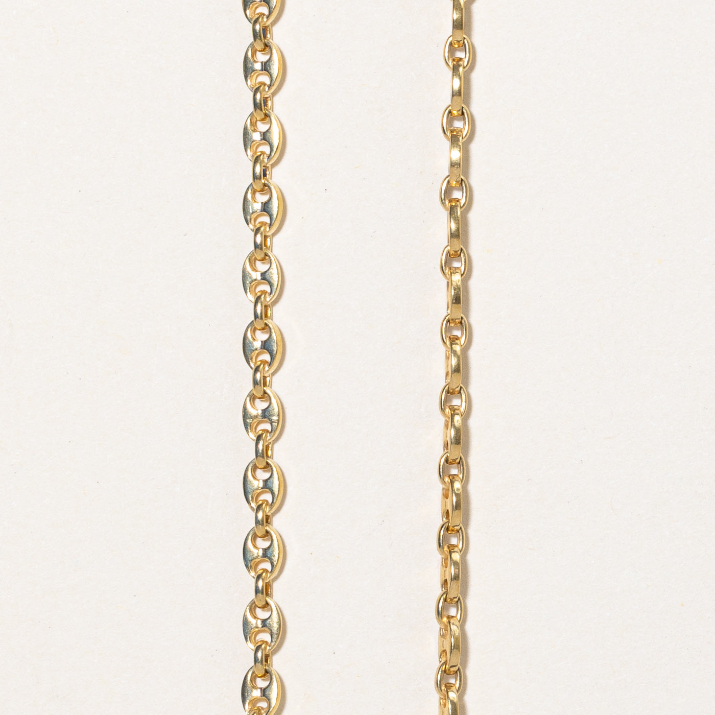 18k Yellow Gold Anchor Link Chain | 24" |