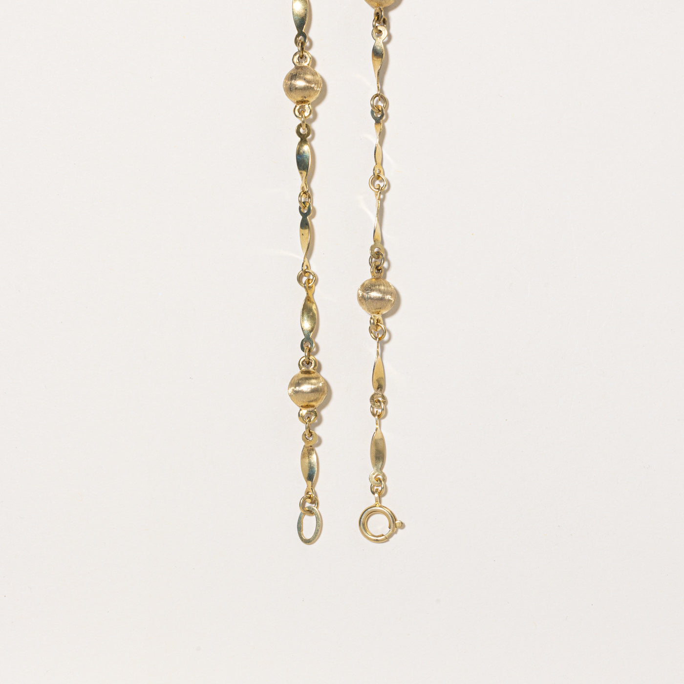 9k Yellow Gold Satellite Necklace | 30" |
