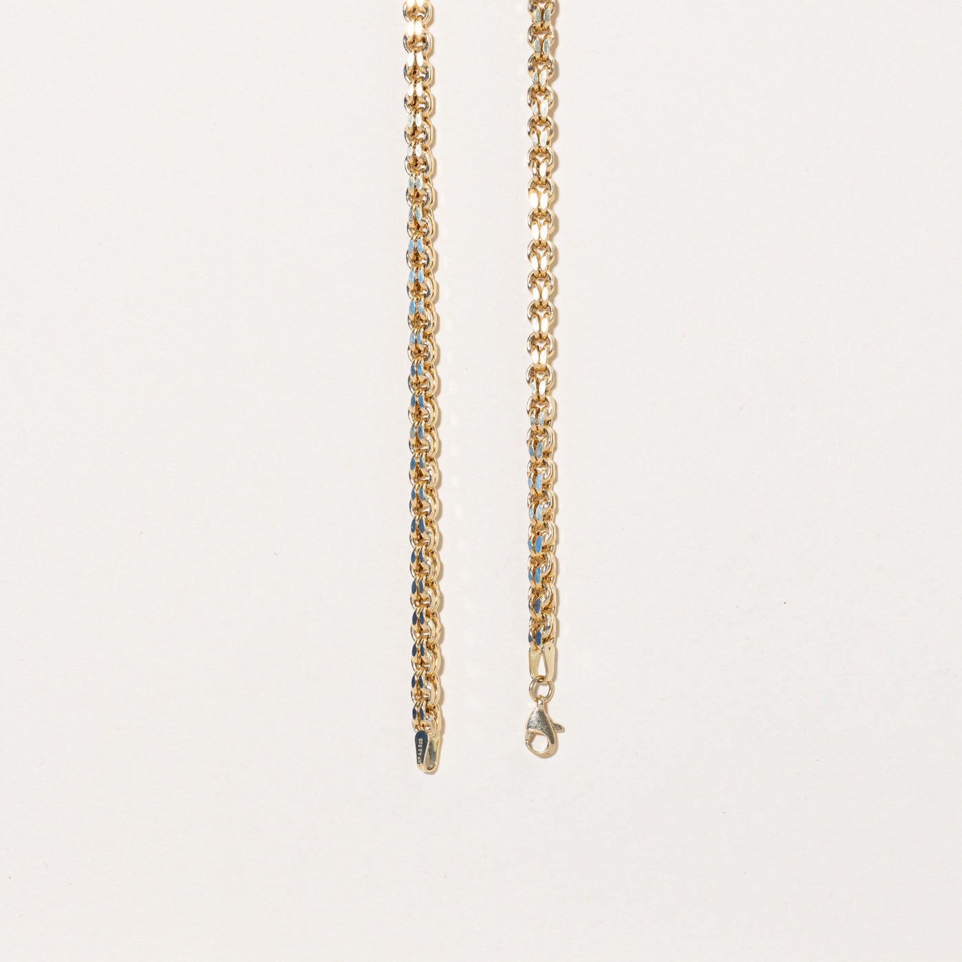 14k Yellow Gold Double Rolo Chain | 24" |