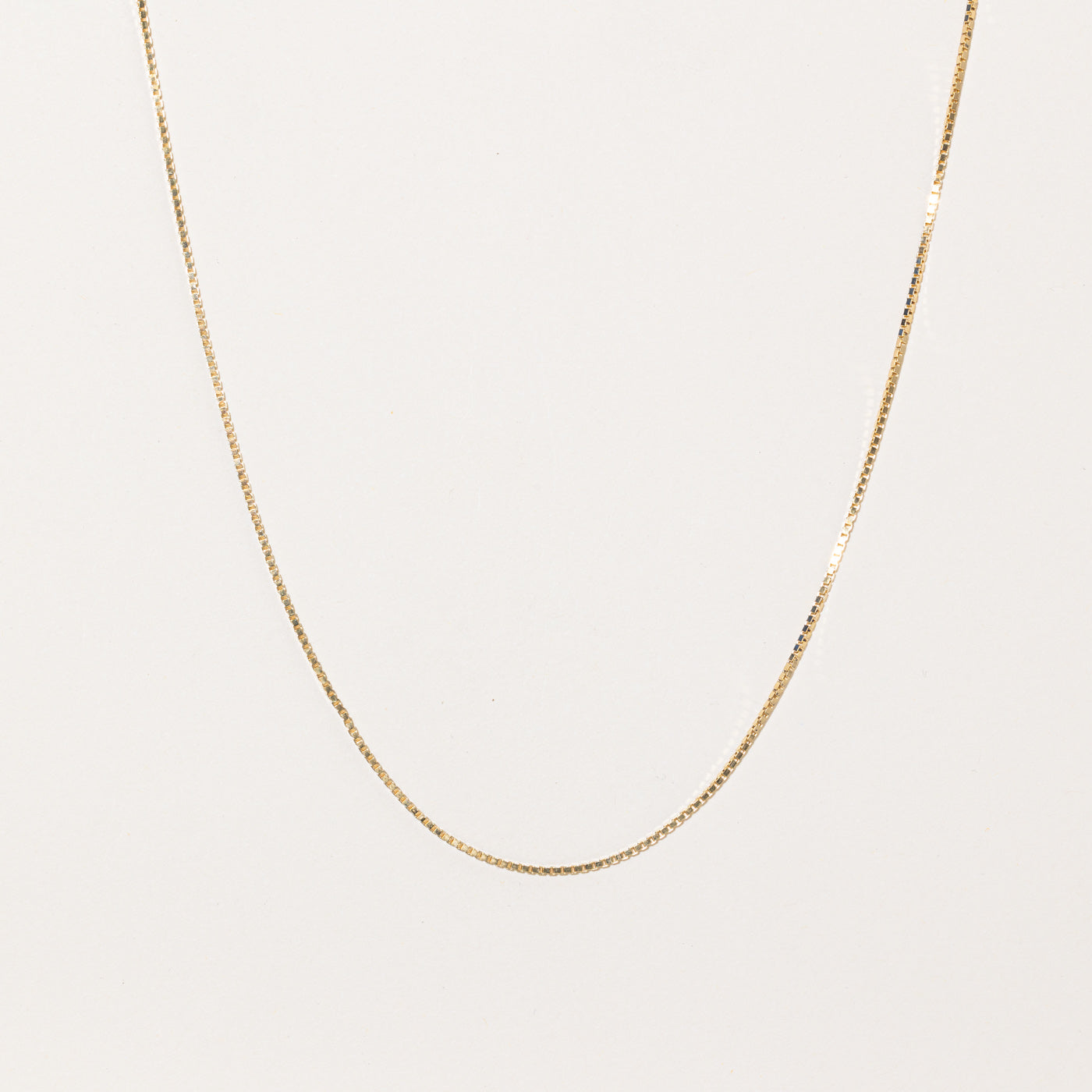 14k Yellow Gold Box Link Chain | 20" |