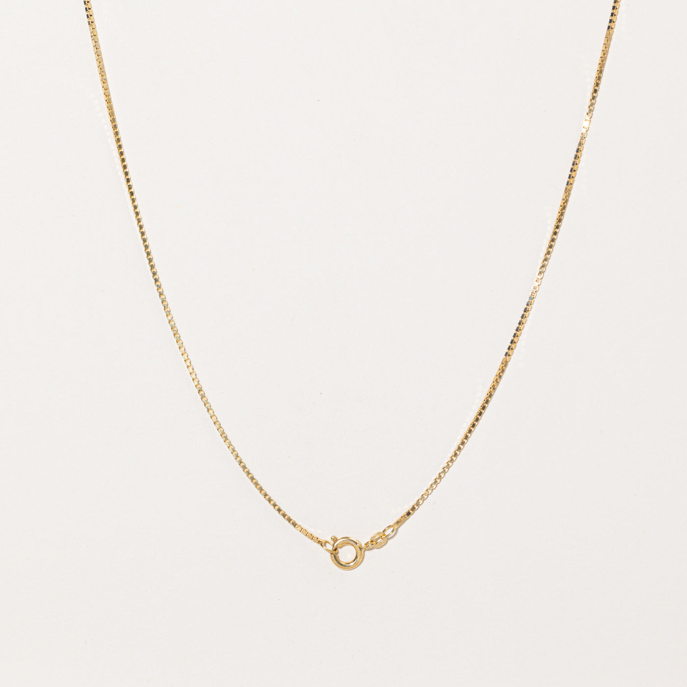 14k Yellow Gold Box Link Chain | 20" |