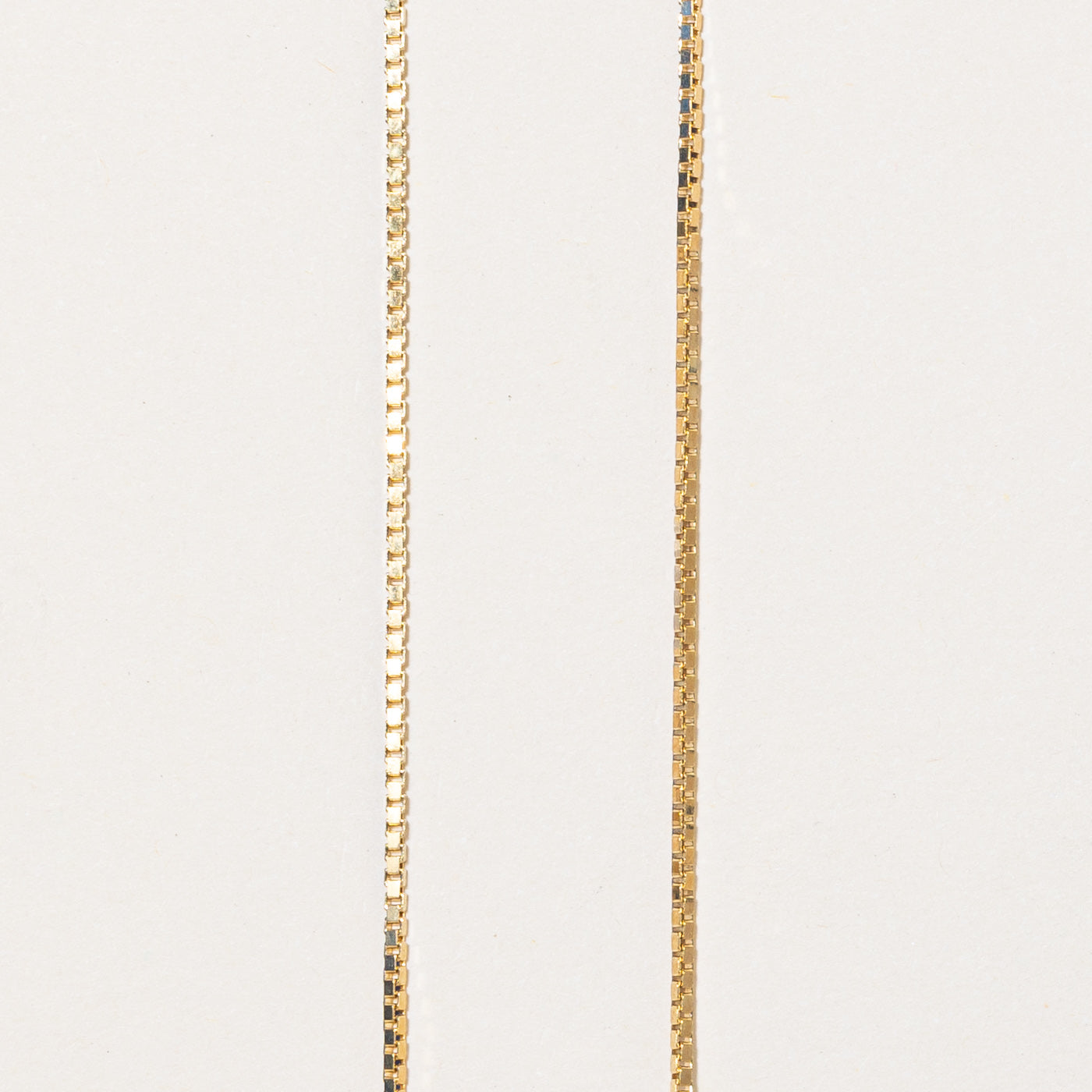 14k Yellow Gold Box Link Chain | 20" |