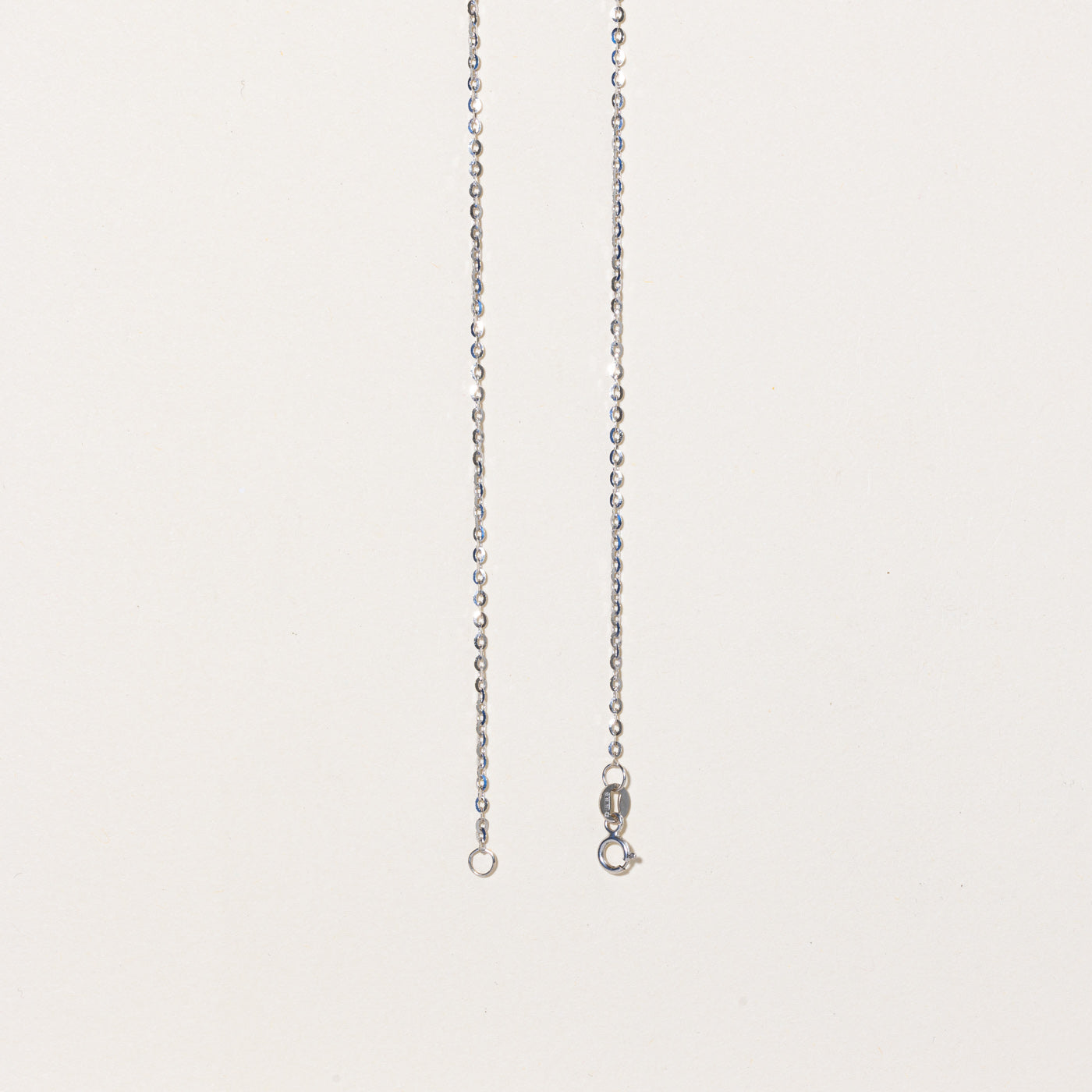 14k White Gold Rolo Chain | 18" |