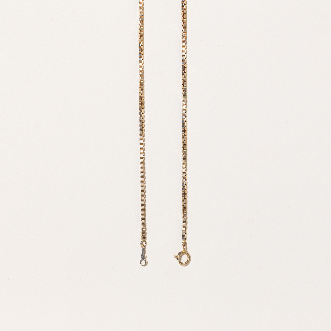 10k Yellow Gold Box Link Chain | 16" |