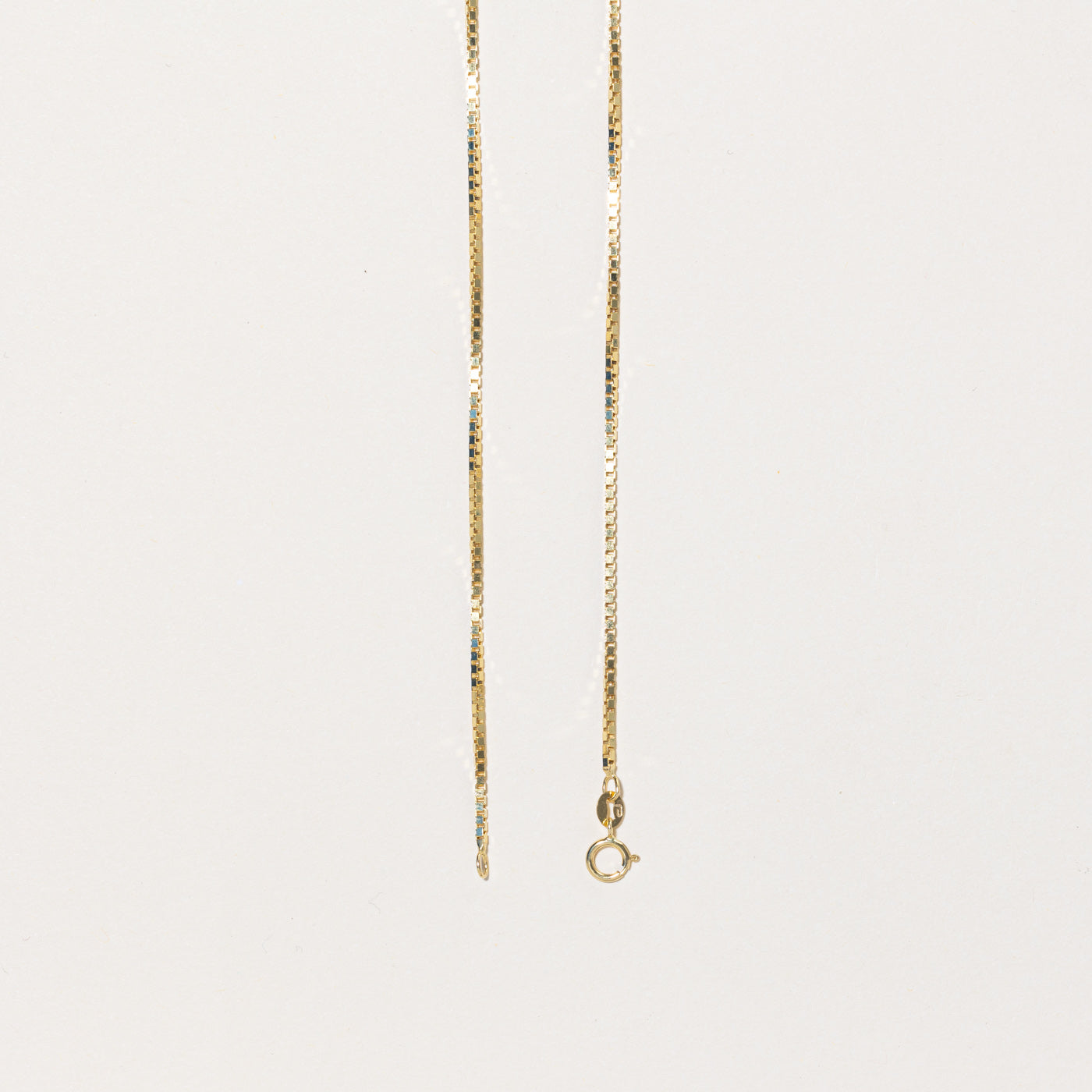 10k Yellow Gold Box Link Chain | 20" |