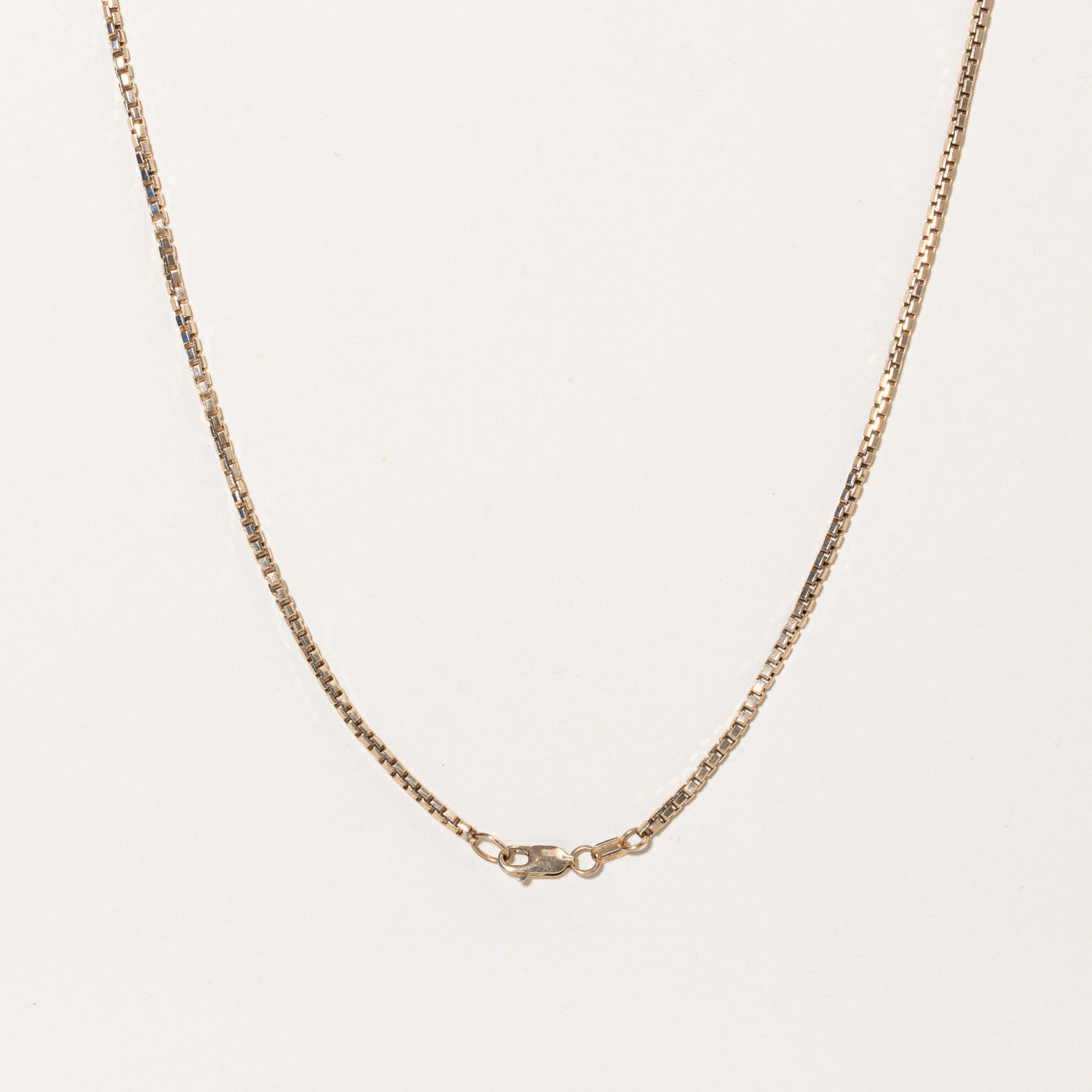10k Yellow Gold Box Link Chain | 24" |