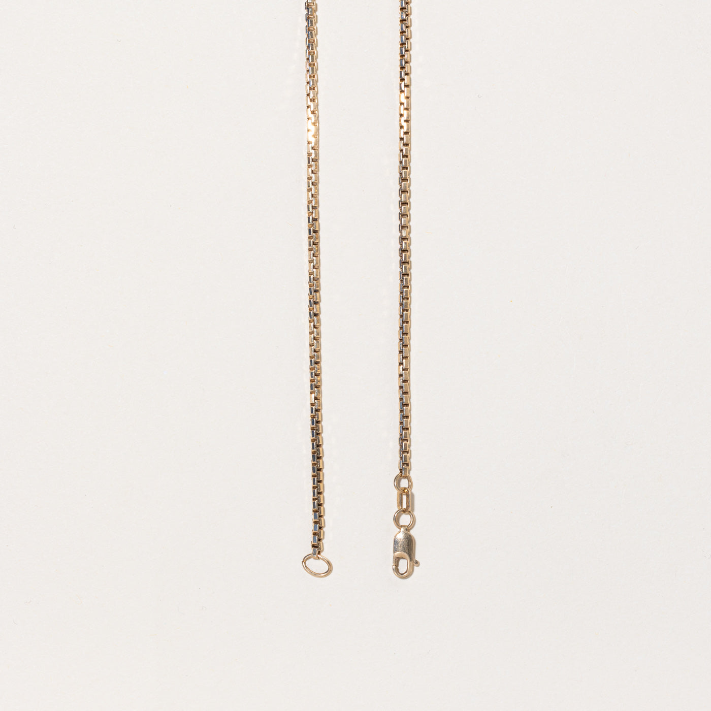10k Yellow Gold Box Link Chain | 24" |
