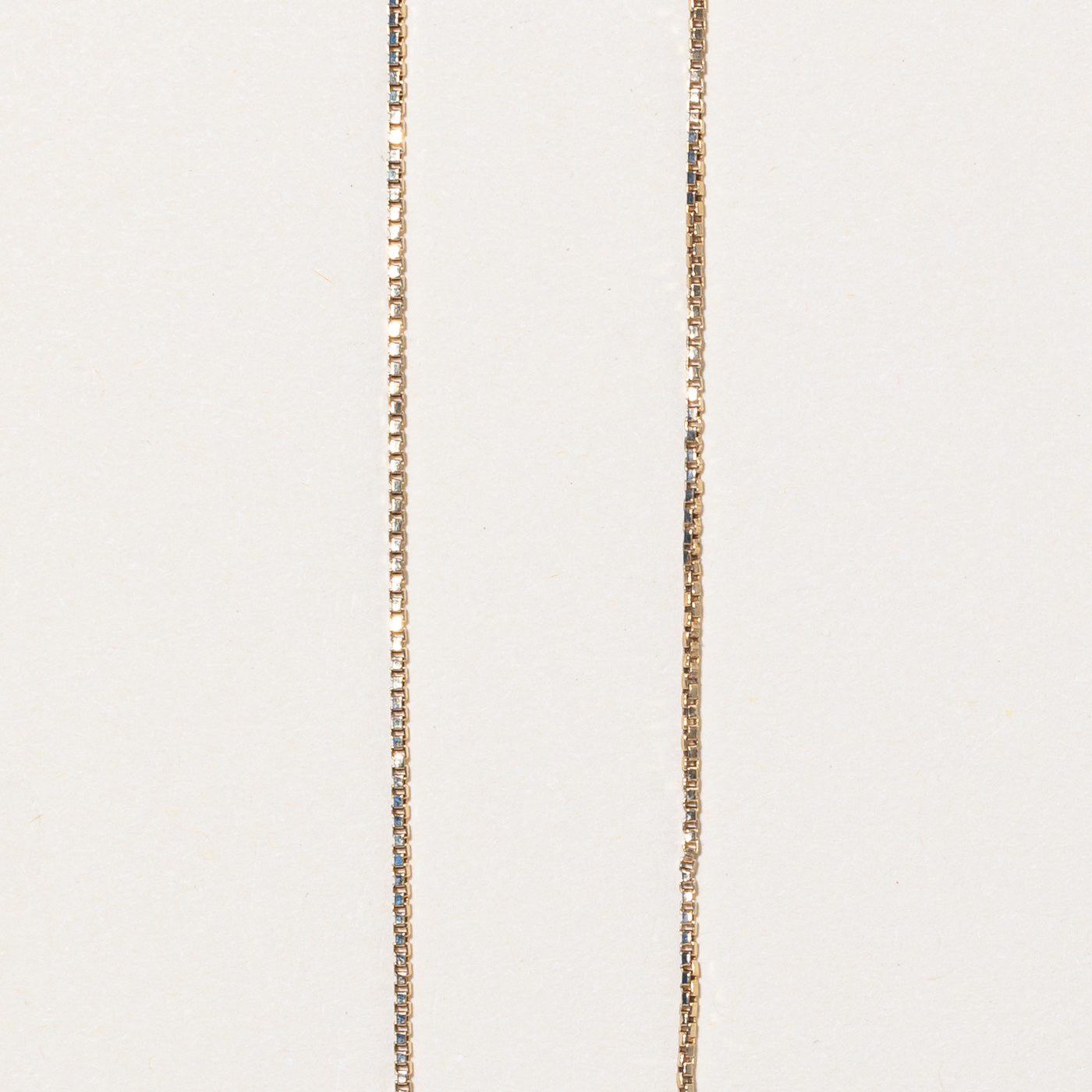 10k Yellow Gold Box Link Chain | 18" |