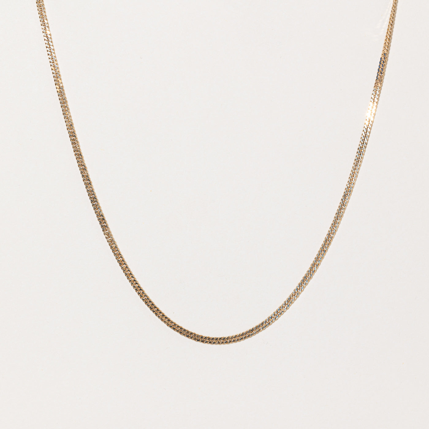 18k Yellow Gold Curb Link Chain | 18" |