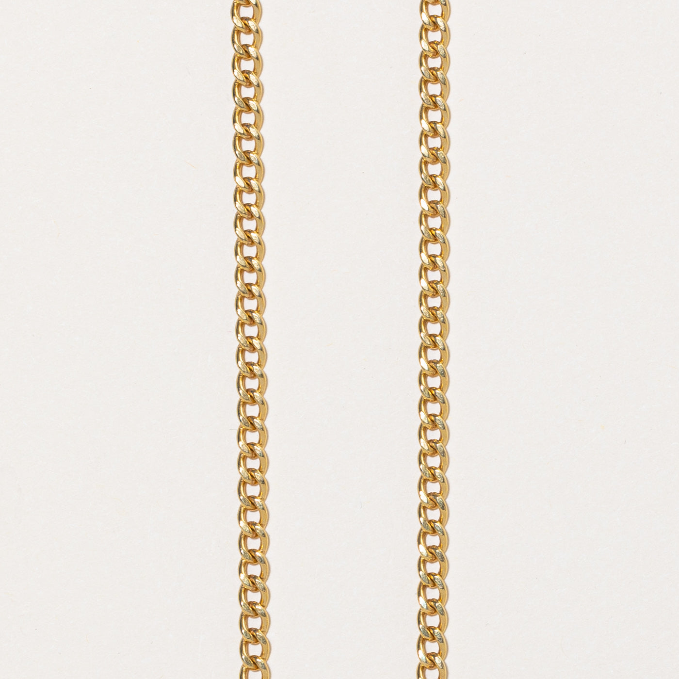18k Yellow Gold Curb Link Chain | 22" |