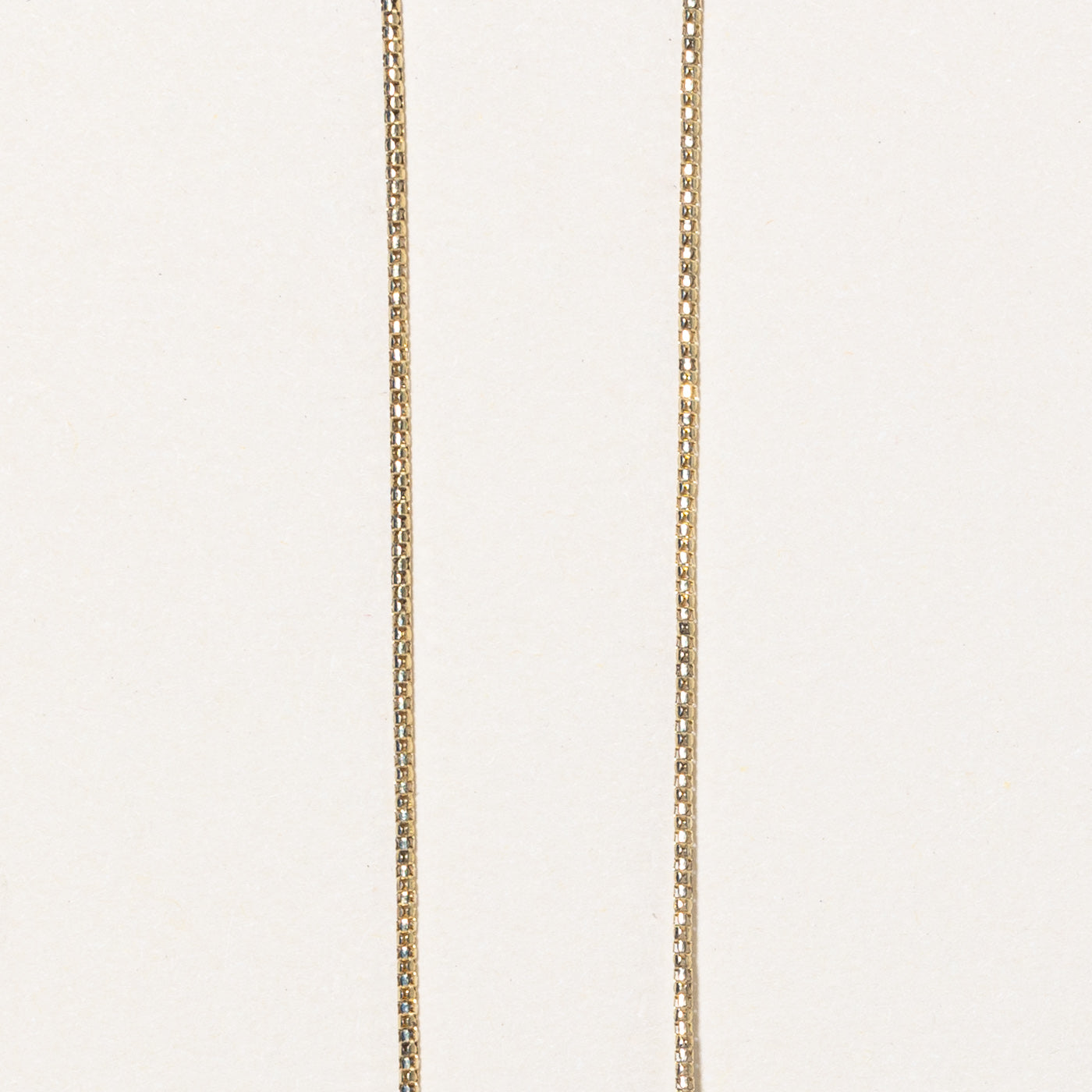 14k Yellow Gold Box Link Chain | 22" |