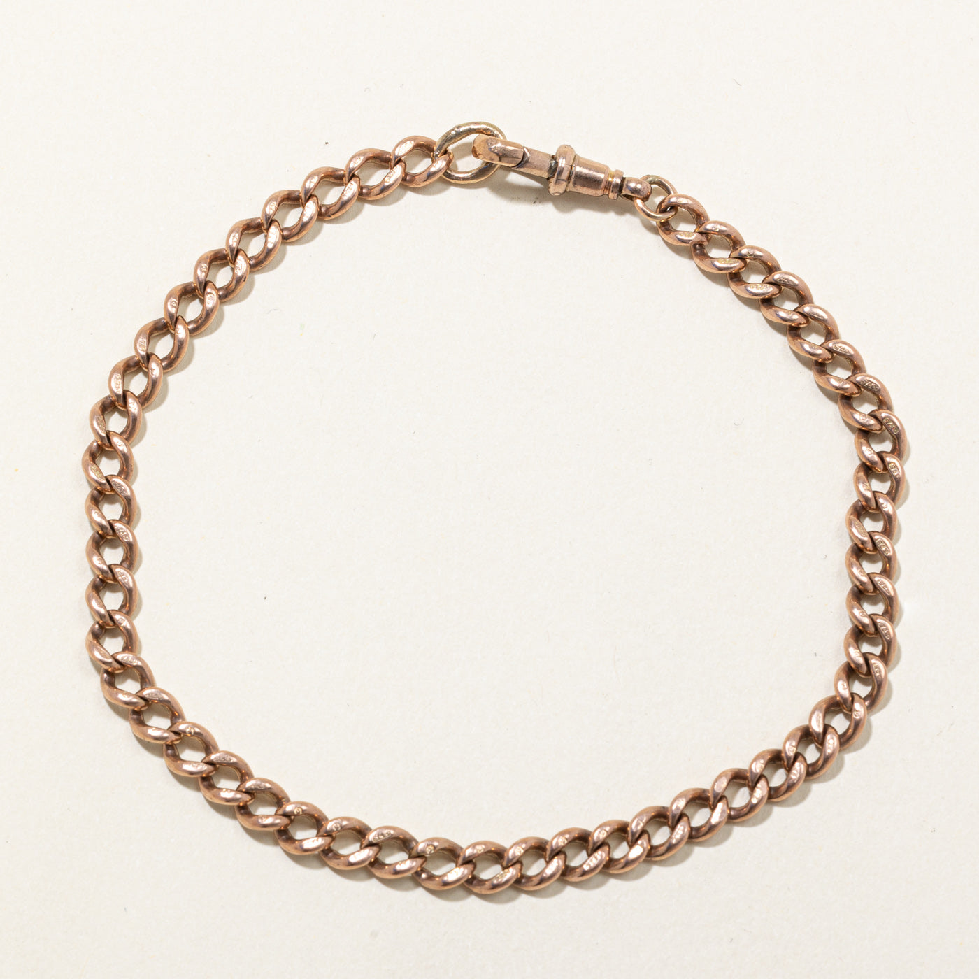 9k Rose Gold Bracelet | 9.75" |