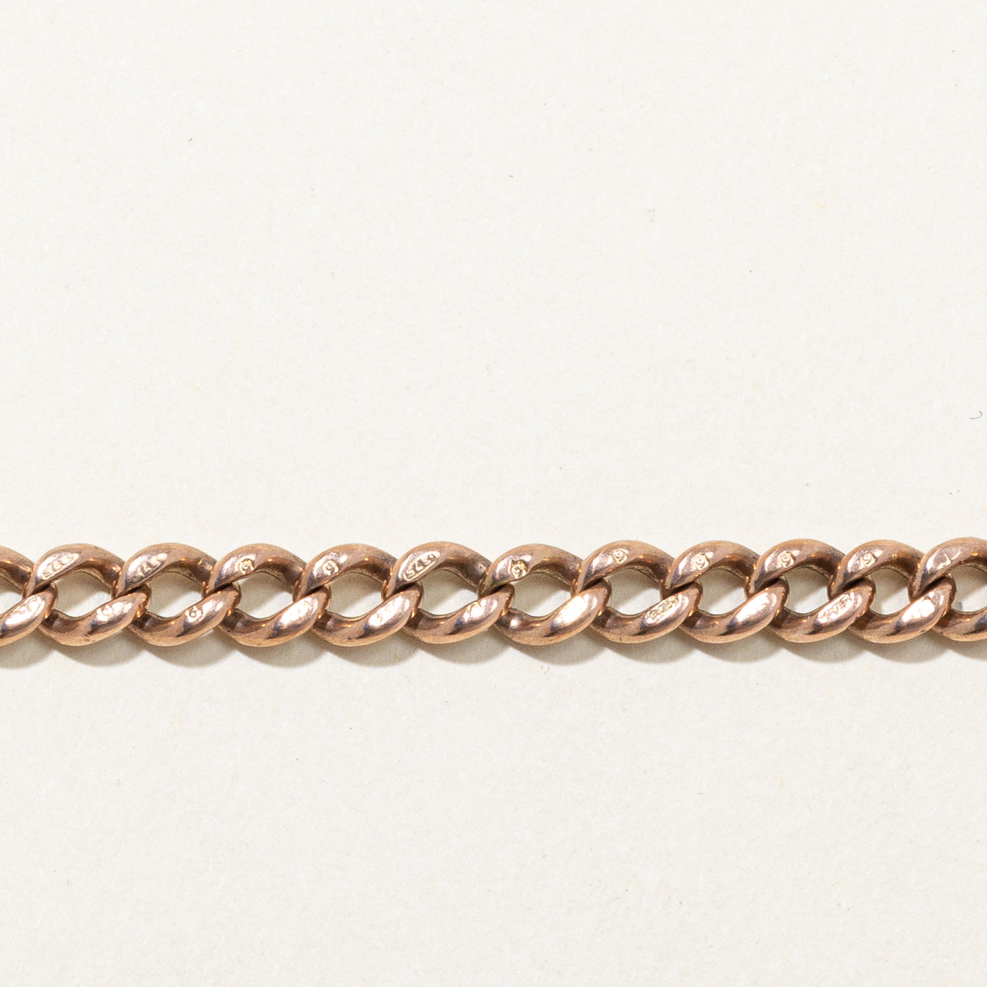 9k Rose Gold Bracelet | 9.75" |