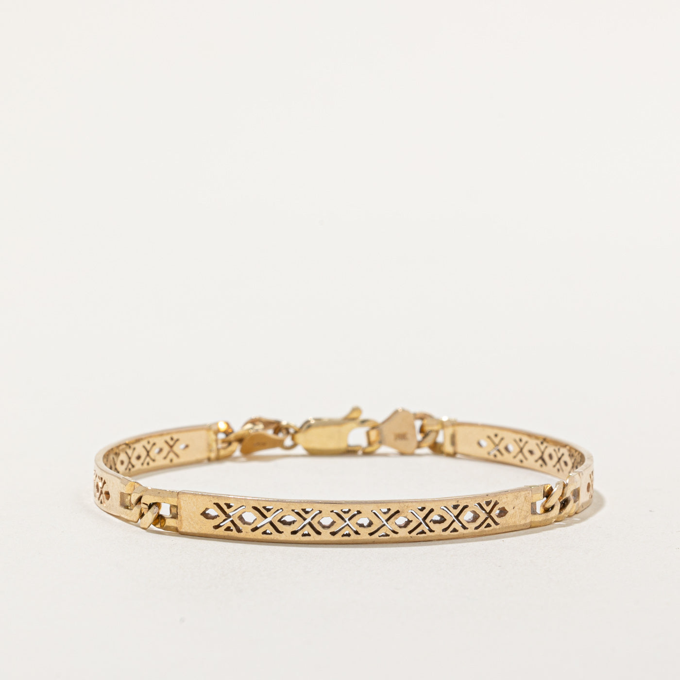 14k Yellow Gold Bracelet | 7" |
