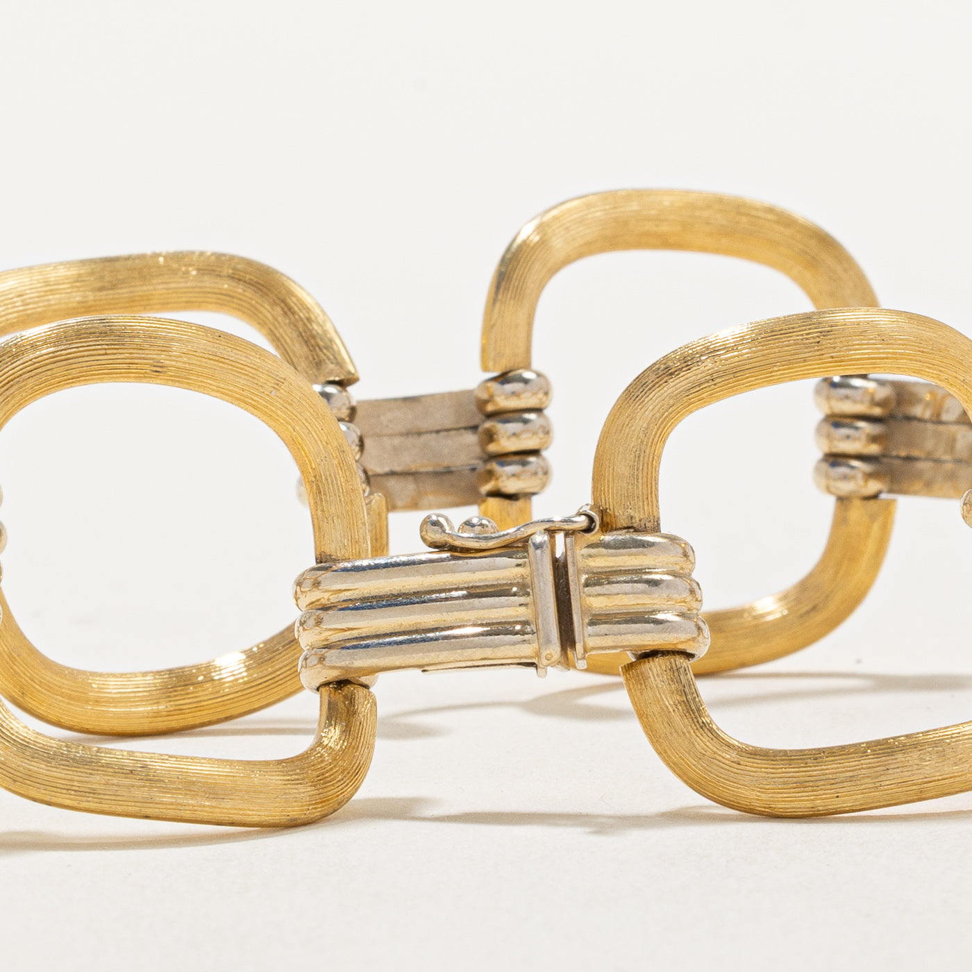 18k Two Tone Gold Bracelet | 7" |