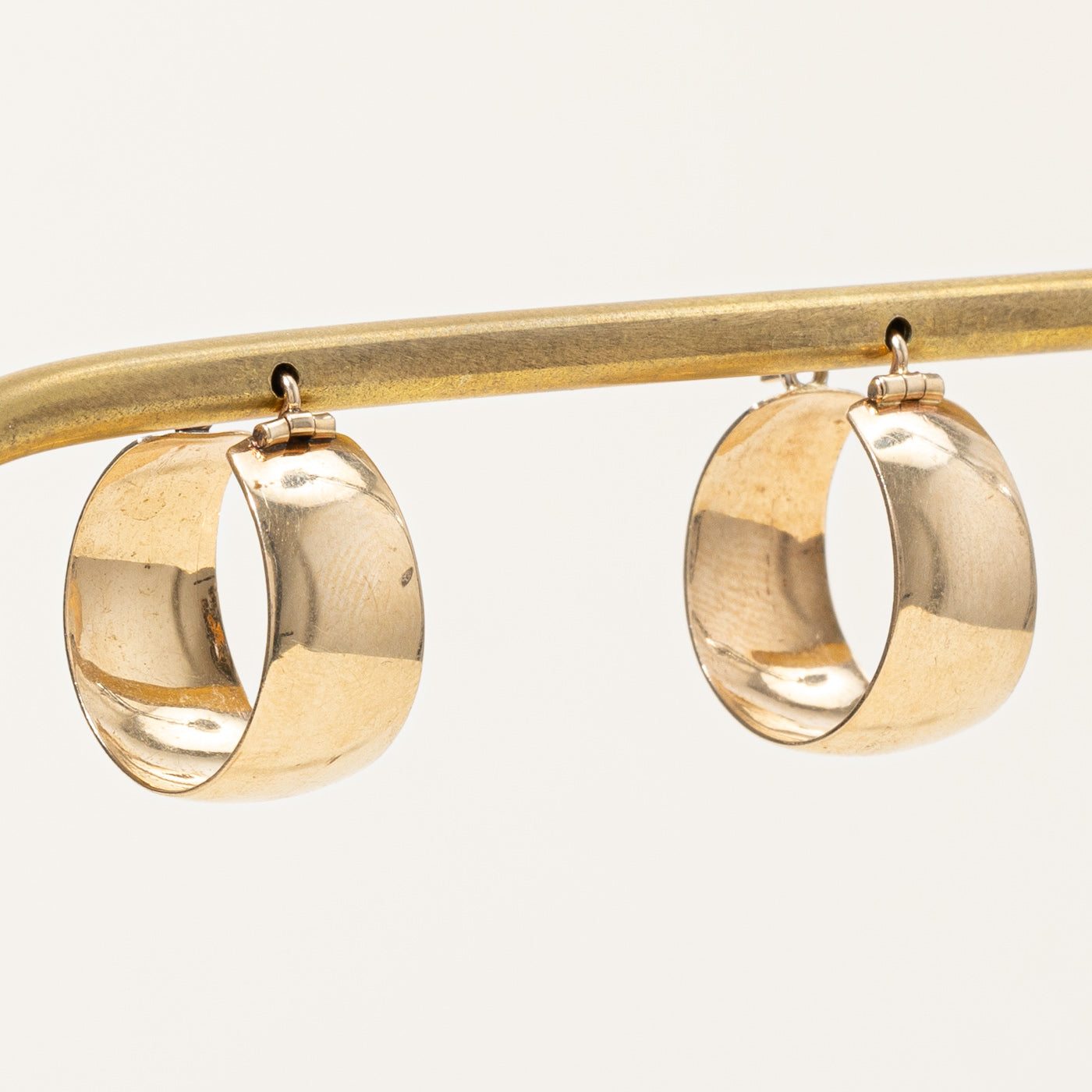 10k Yellow Gold Hoop Earrings