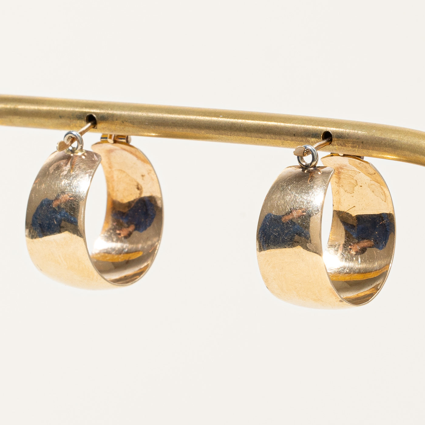 10k Yellow Gold Hoop Earrings