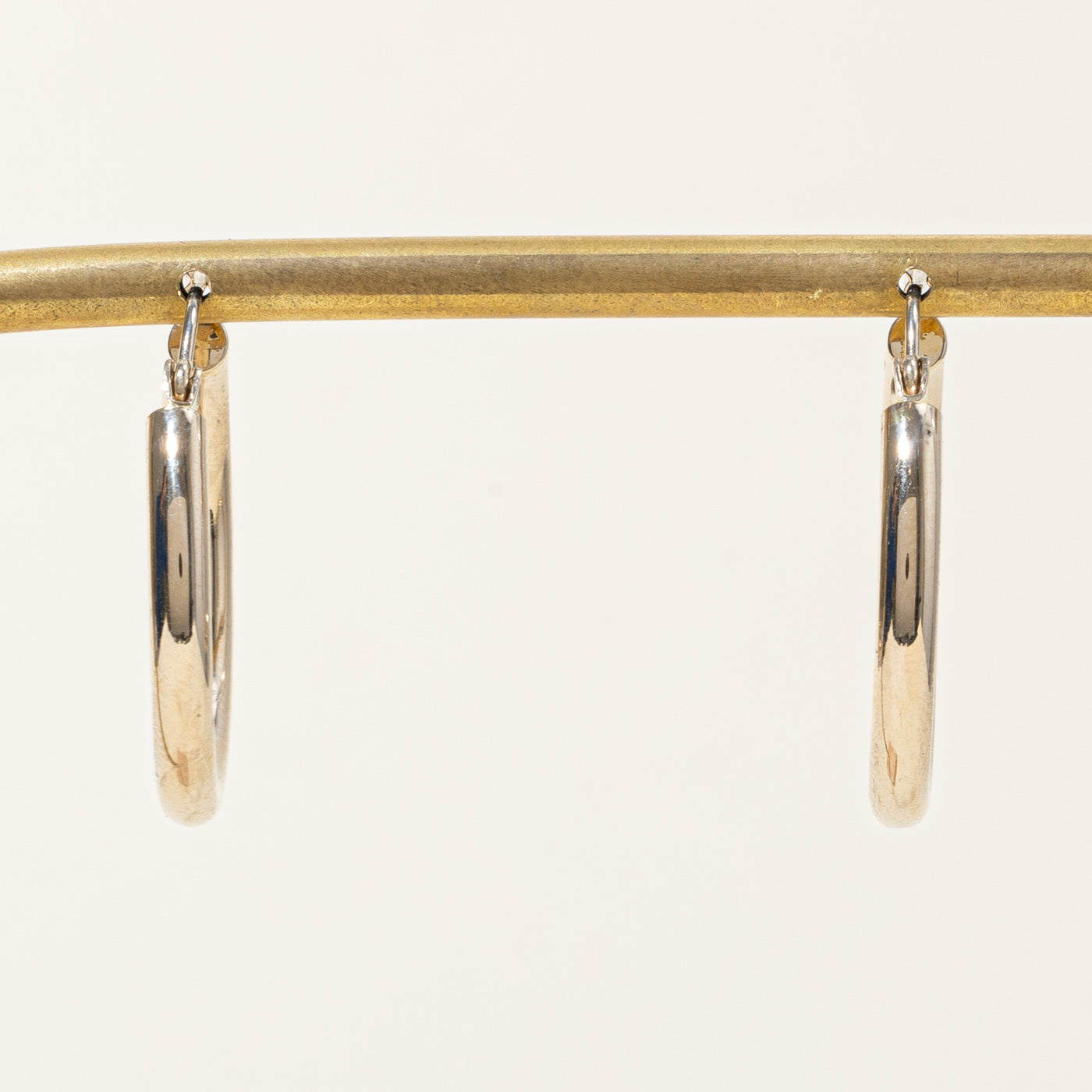 14k Yellow Gold Hoop Earrings