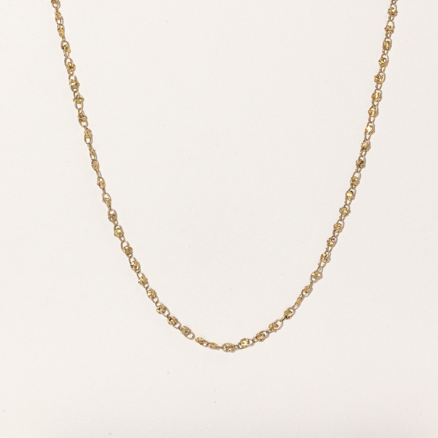 12k Yellow Gold Nugget Chain | 23" |