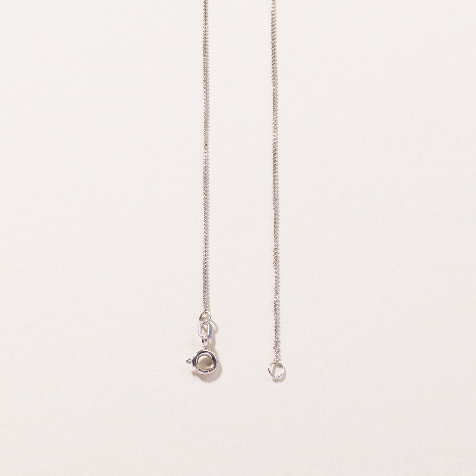 10K White Gold Pink Sapphire Pendant Necklace | 0.90ct | 16" |
