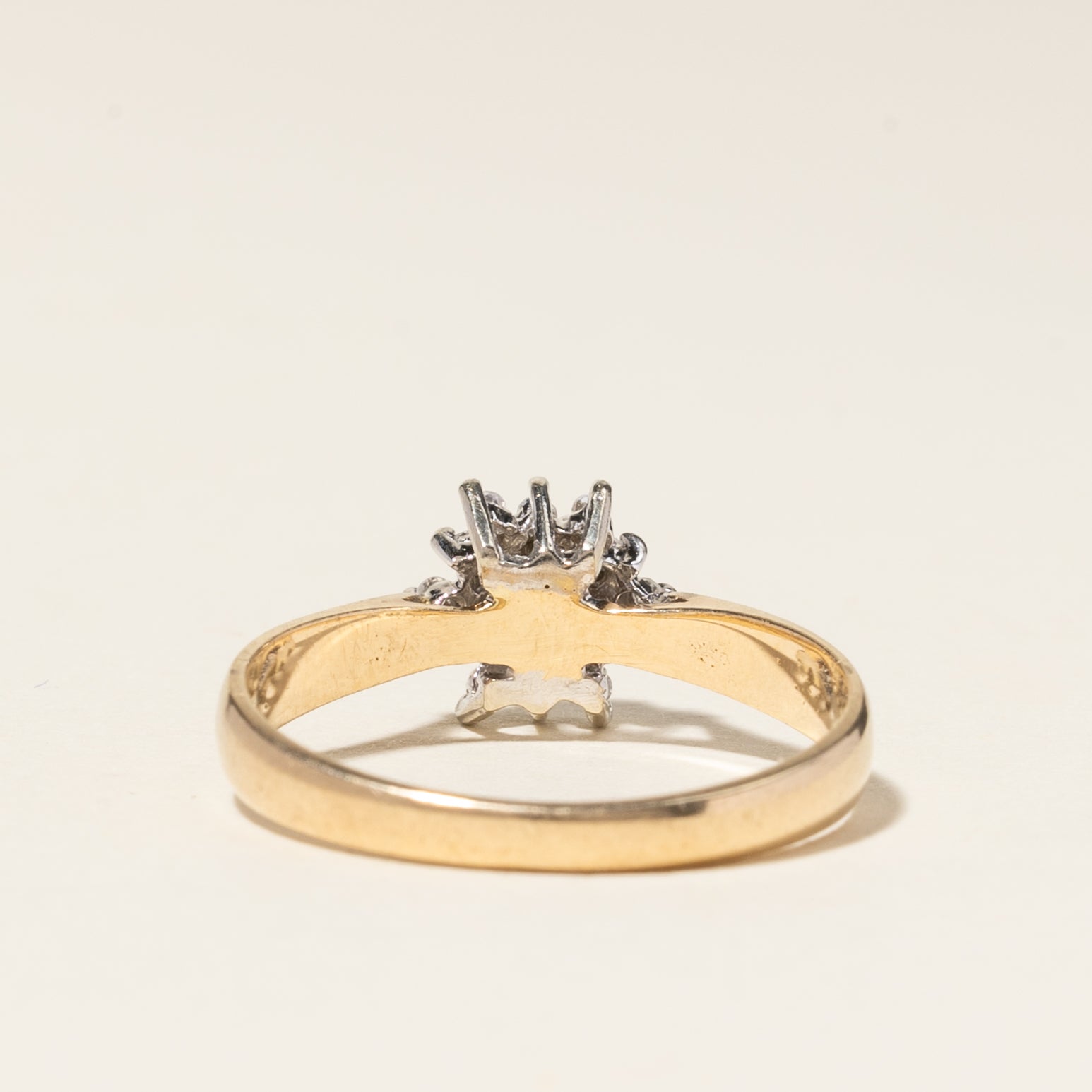 10K Yellow Gold Ruby & Diamond Ring | 0.10ct, 0.06ctw | SZ 6 |