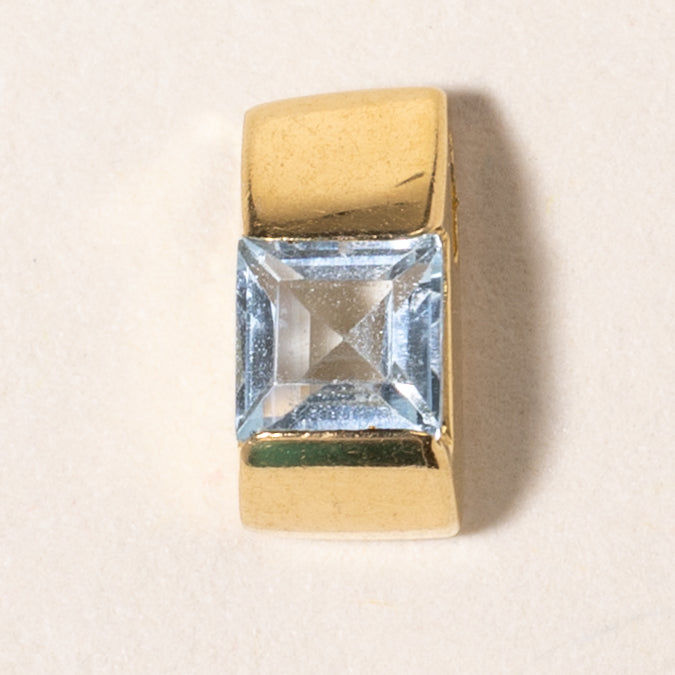 18K Yellow Gold Topaz Pendant | 0.38ct |