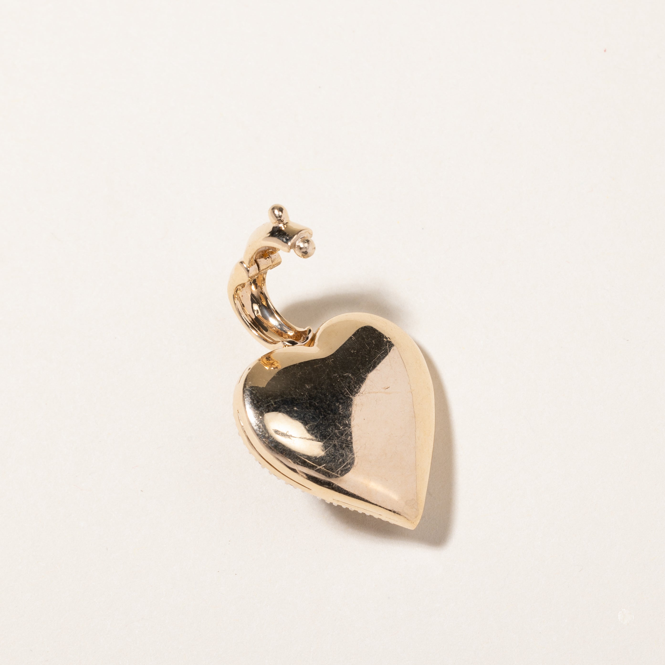 10K Sapphire & Diamond Heart Pendant | 2.86ct, 0.19ctw
