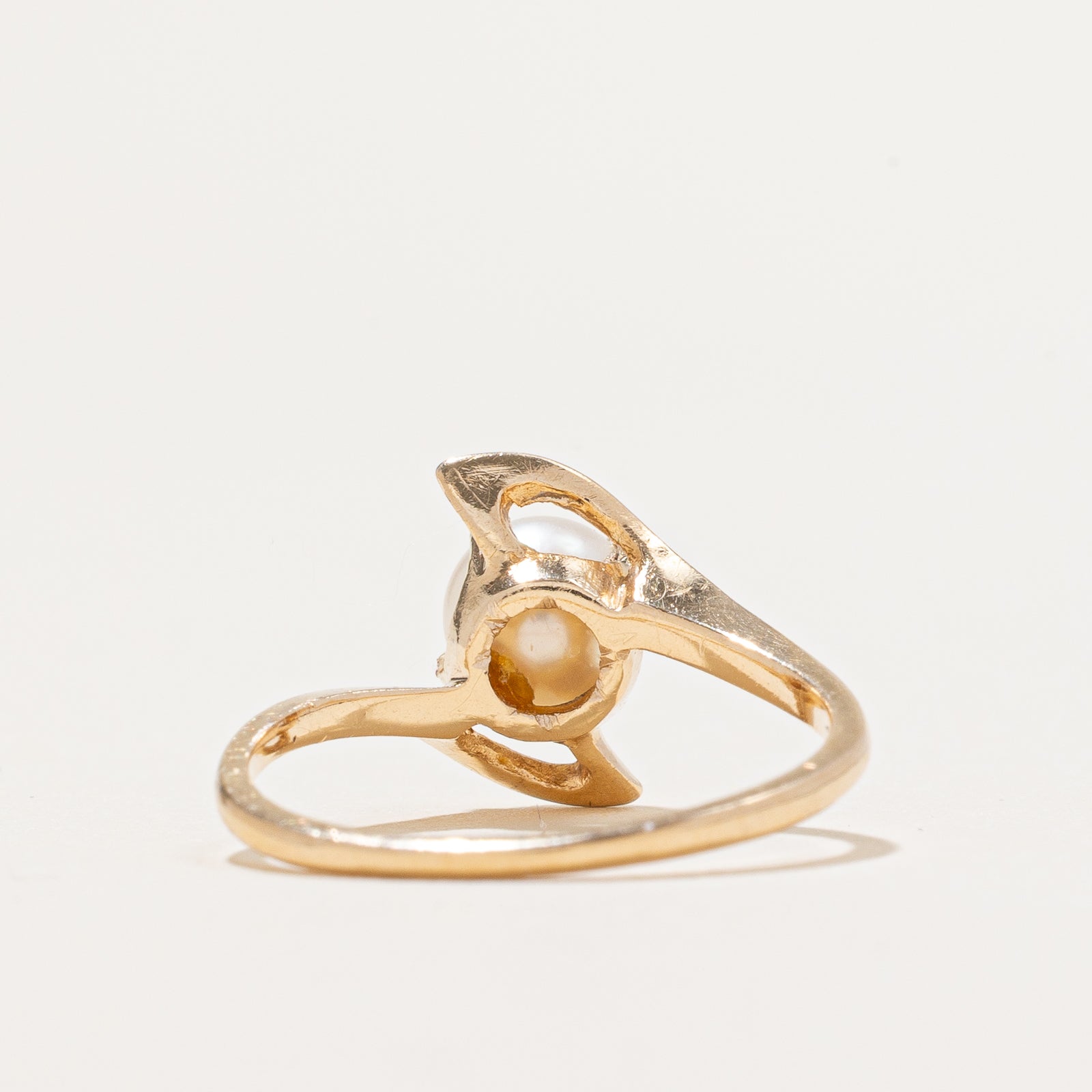 Pearl Bypass Ring | 5.70mm | SZ 6