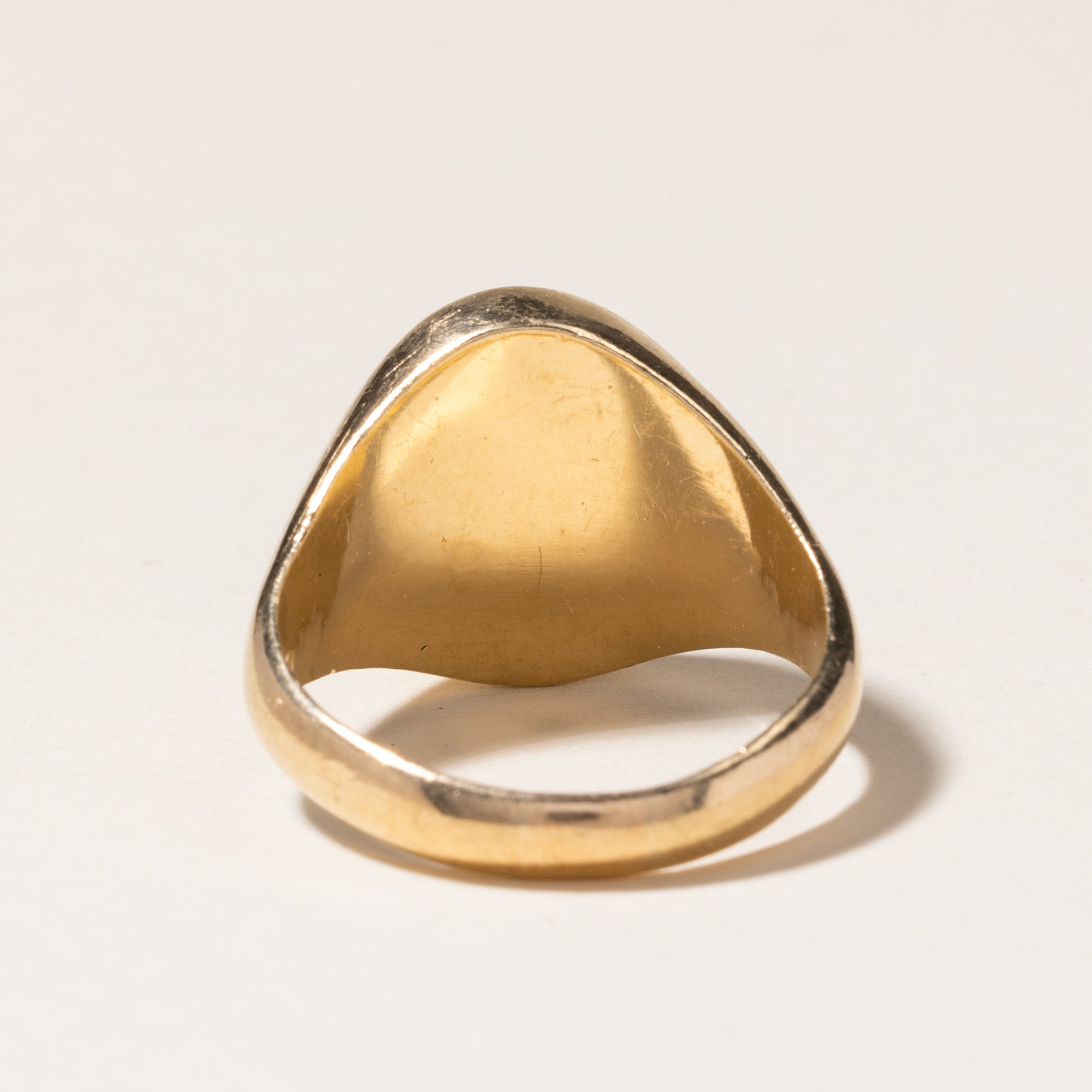 Oval Hematite Signet Ring | 7.69ct | SZ 11.25