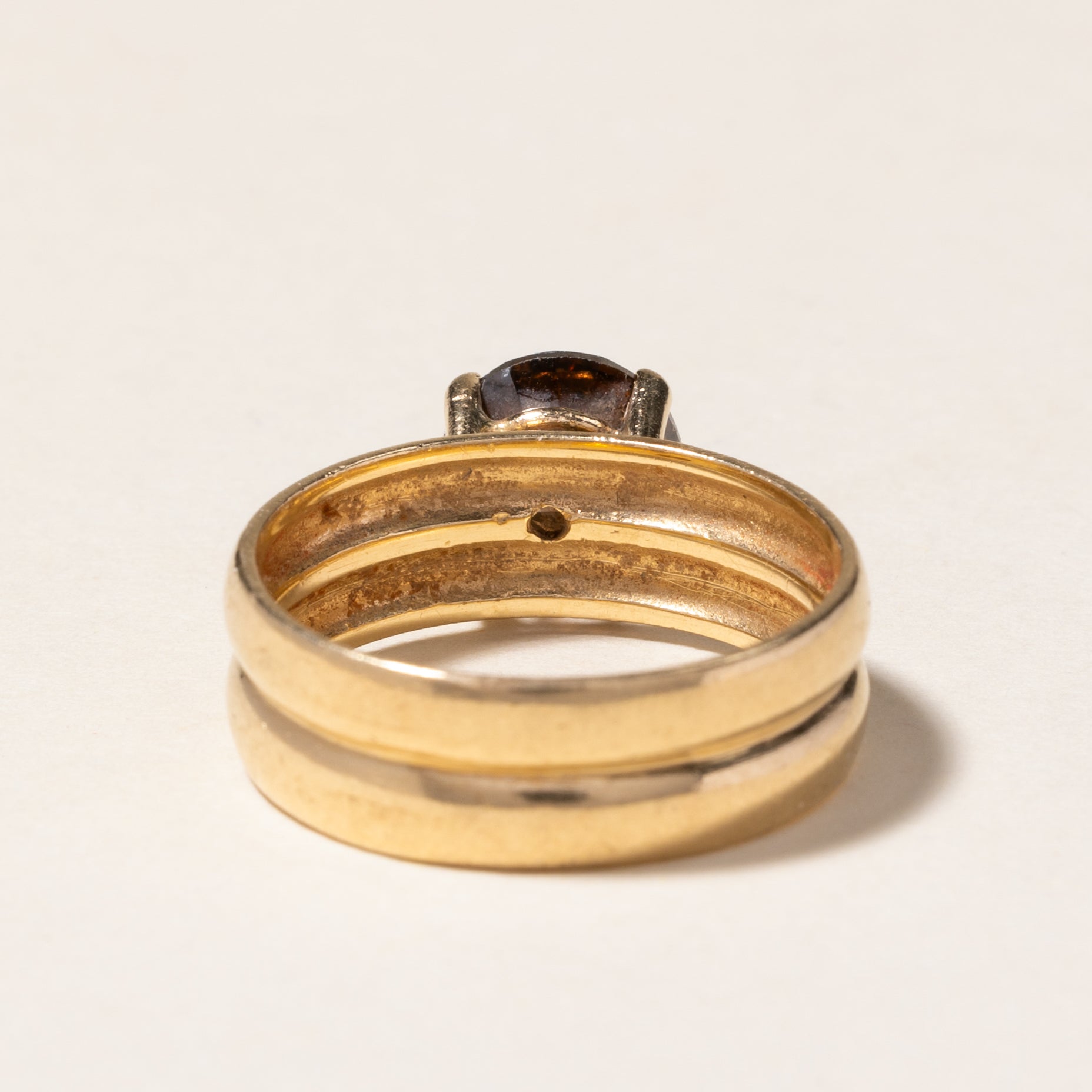 Solitaire Orange Brown Diamond Ring | 2.00ct | SZ 7.5