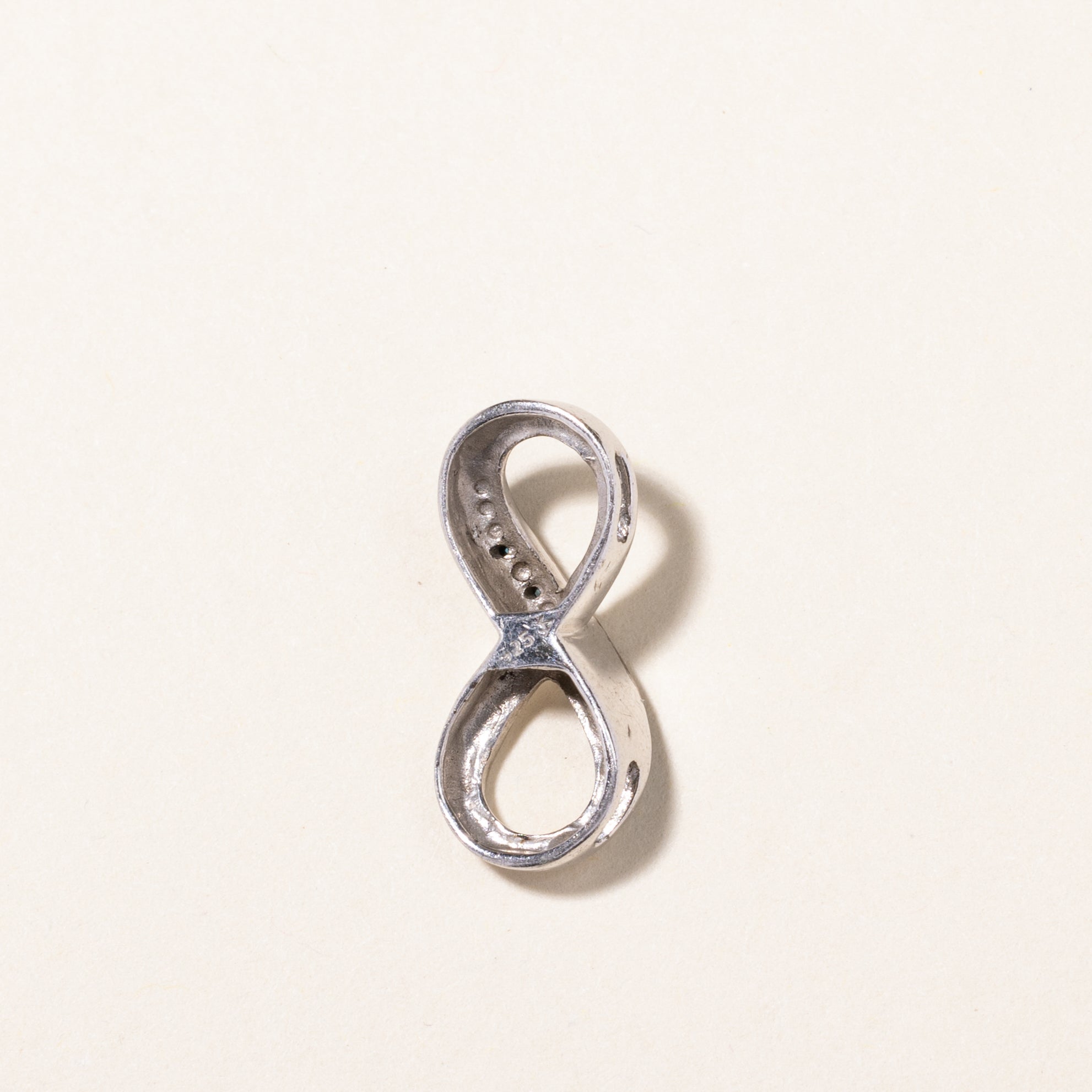 Blue Diamond Infinity Pendant | 0.045ctw