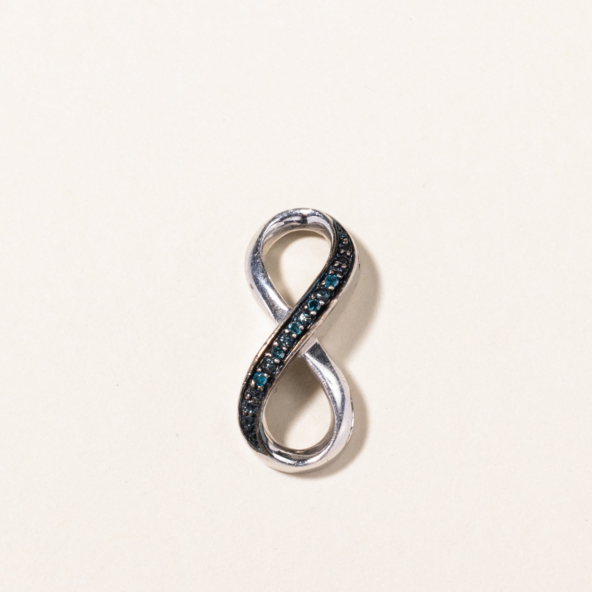 Blue Diamond Infinity Pendant | 0.045ctw
