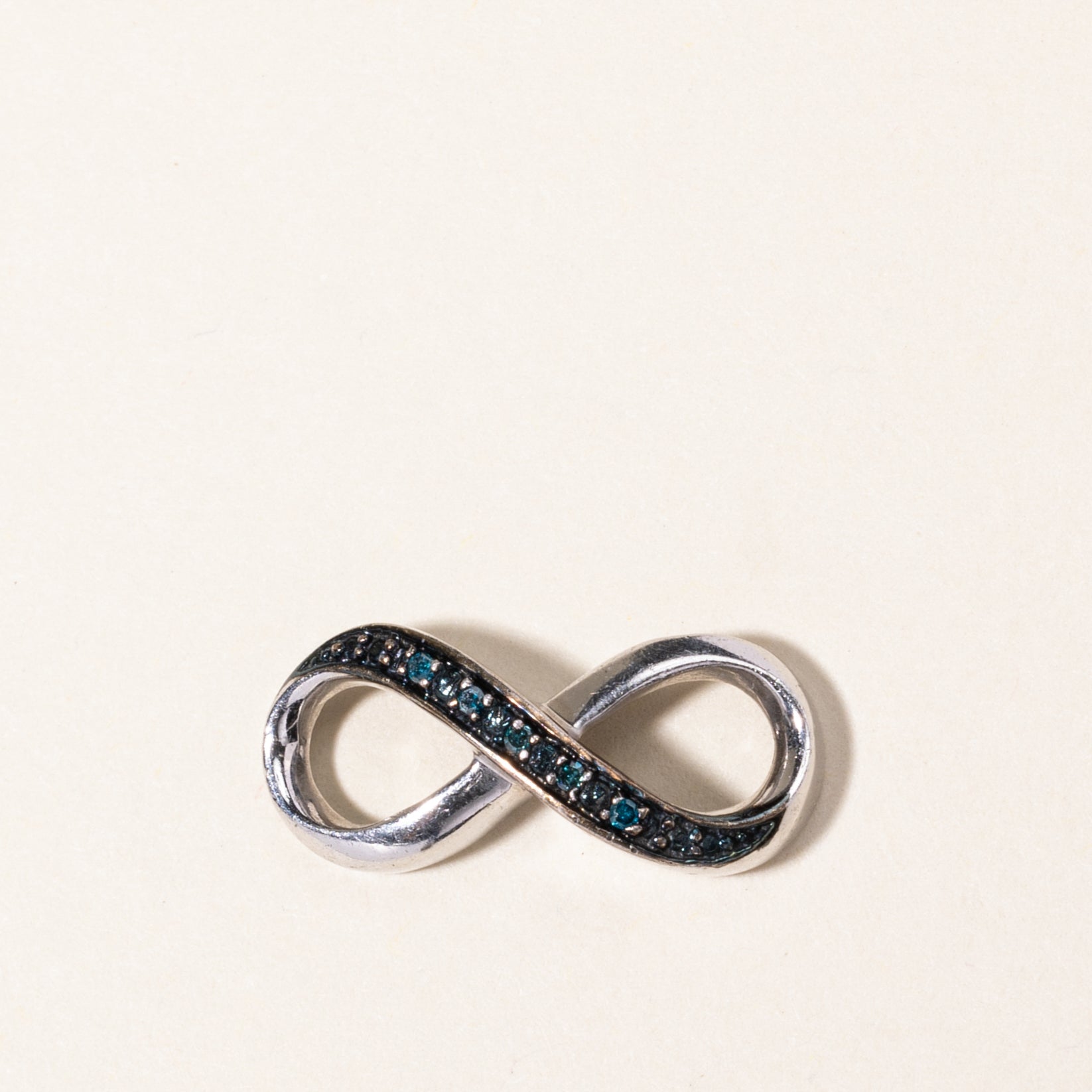 Blue Diamond Infinity Pendant | 0.045ctw
