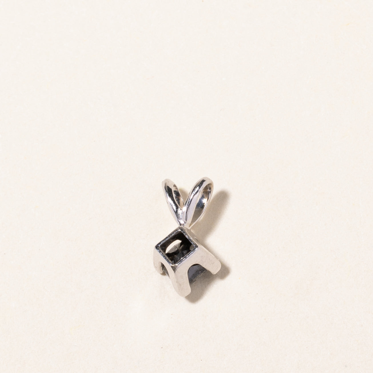 Princess Cut Black Diamond Pendant | 0.356ct