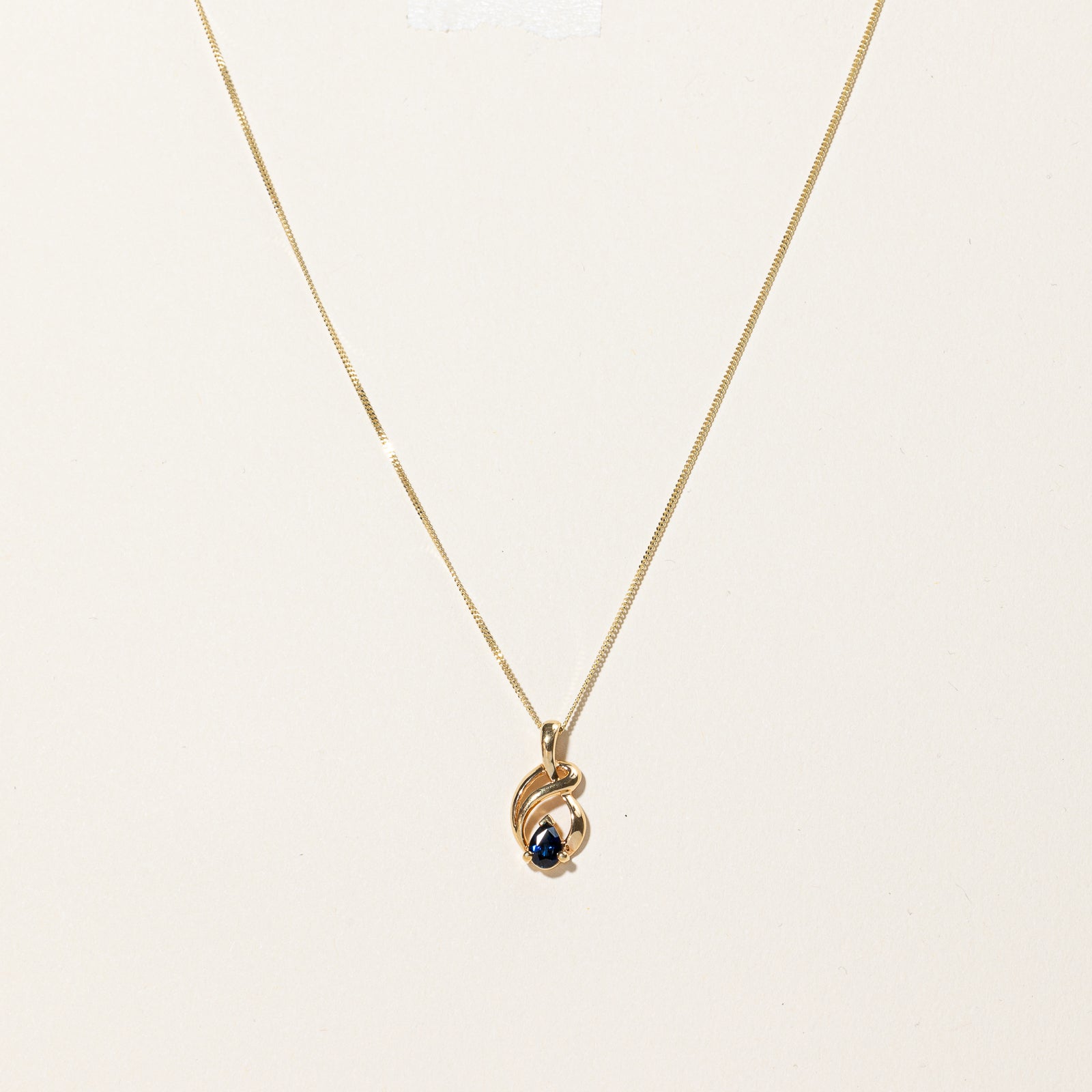 Blue Sapphire Necklace | 0.48ct | 16" |