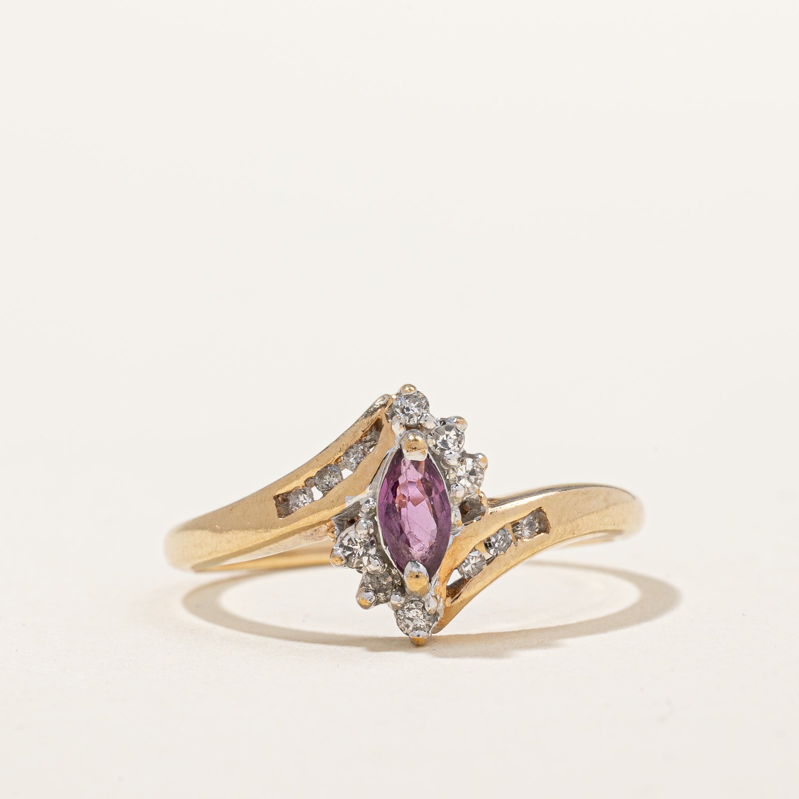Ruby & Diamond Ring | 0.23ct, 0.12ctw | SZ 8 |