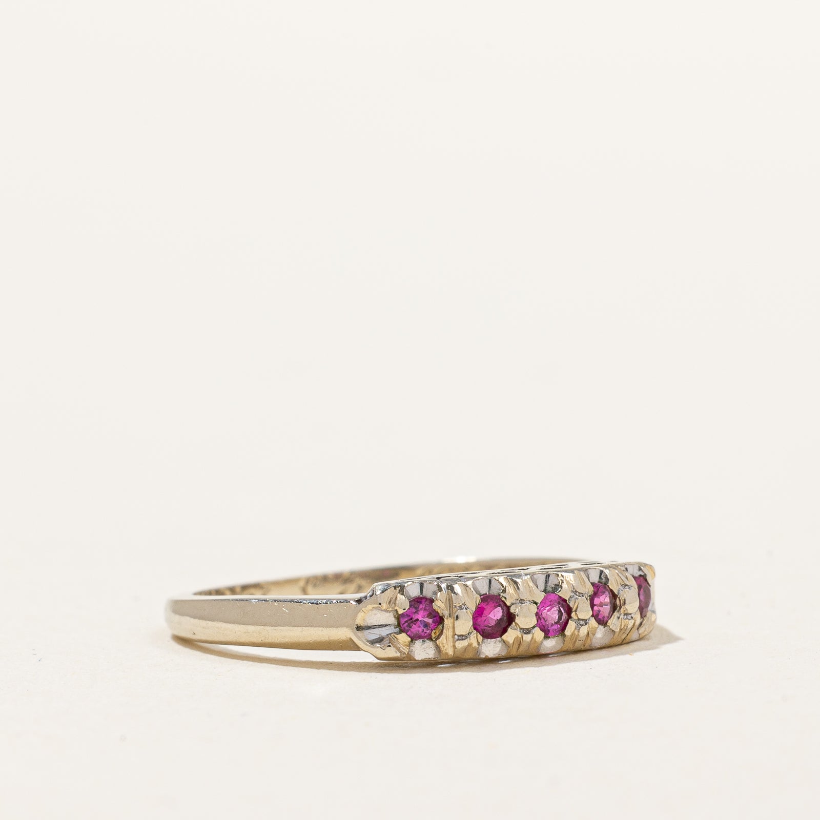 Synthetic Ruby Ring | 0.24ctw | SZ 6 |