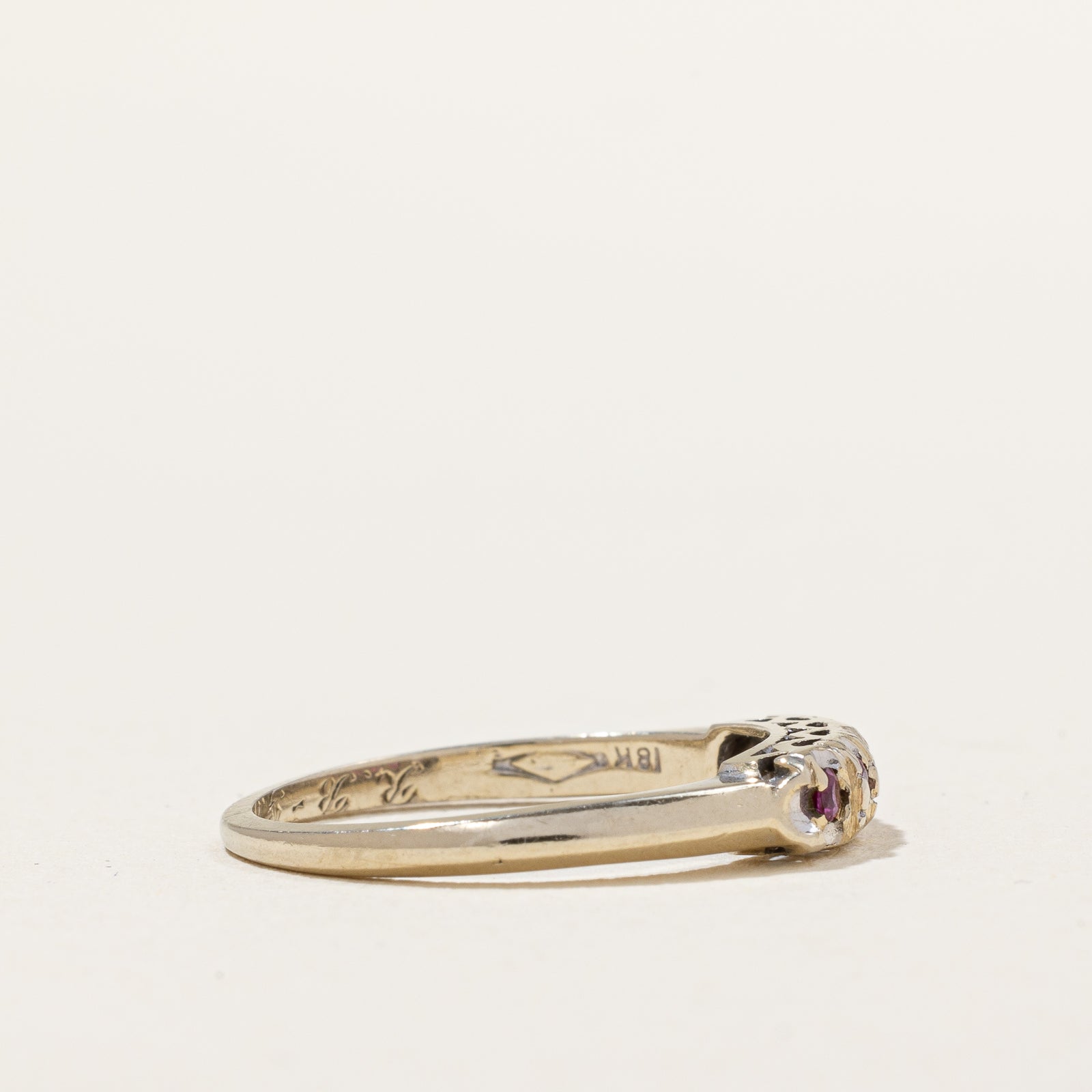 Synthetic Ruby Ring | 0.24ctw | SZ 6 |